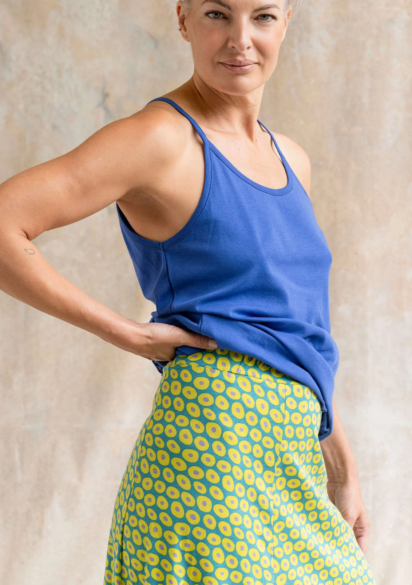 "Billie" organic cotton/modal jersey skirt