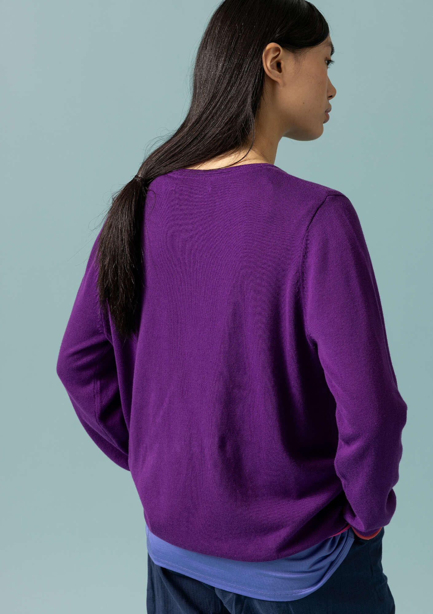 Organic/recycled cotton cardigan