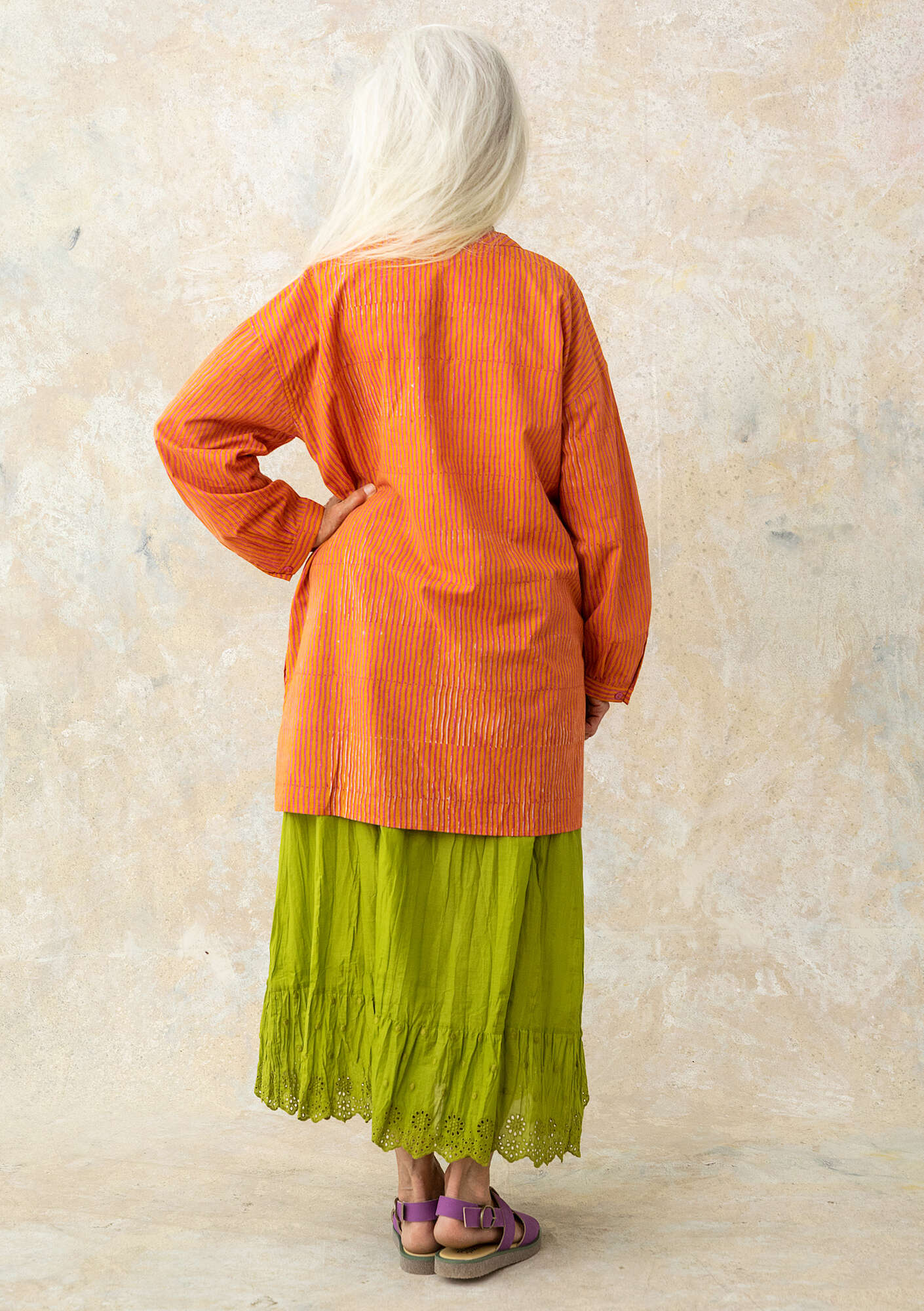 "Ella" woven organic cotton shirt
