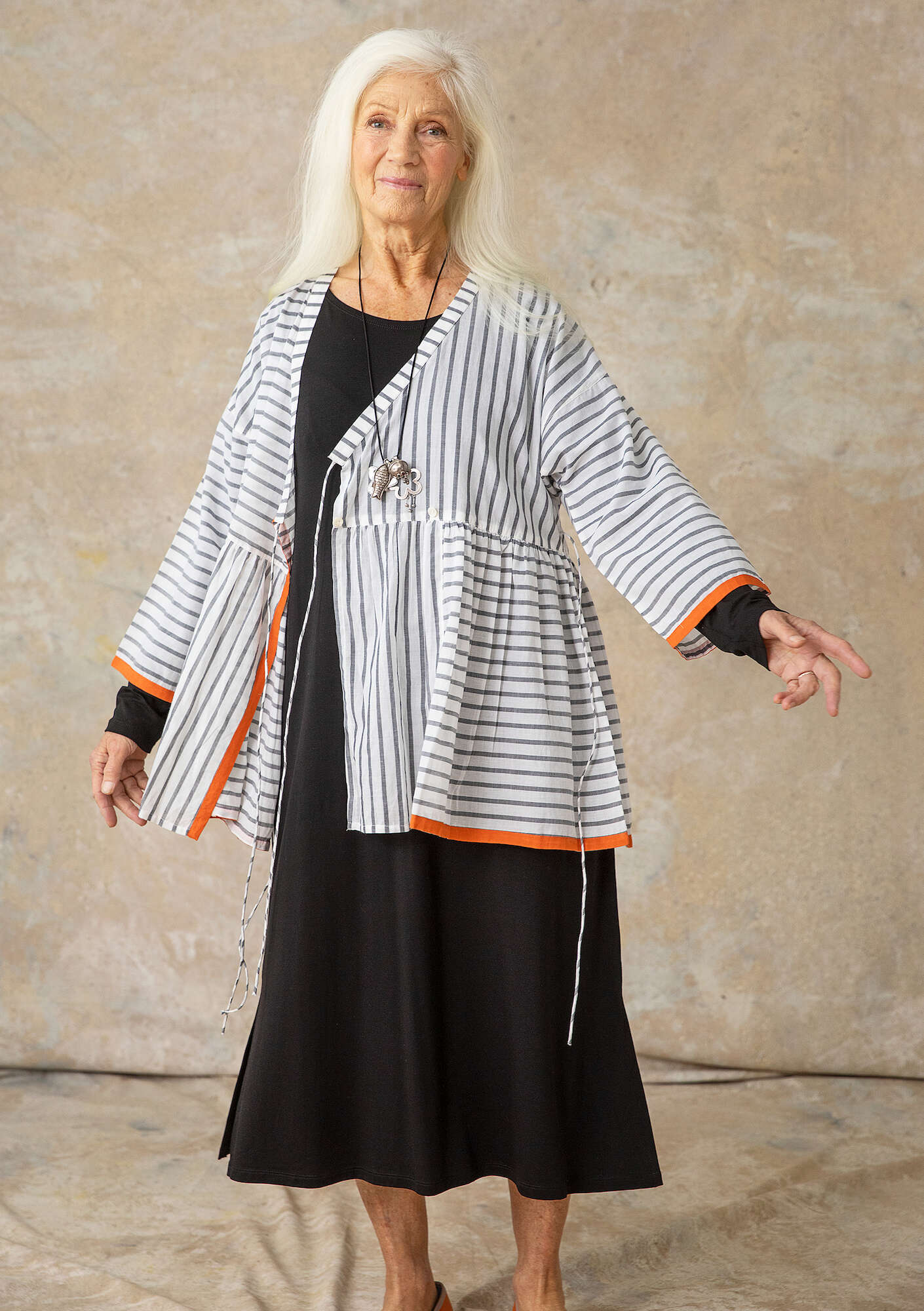 "Nord" woven organic cotton blouse