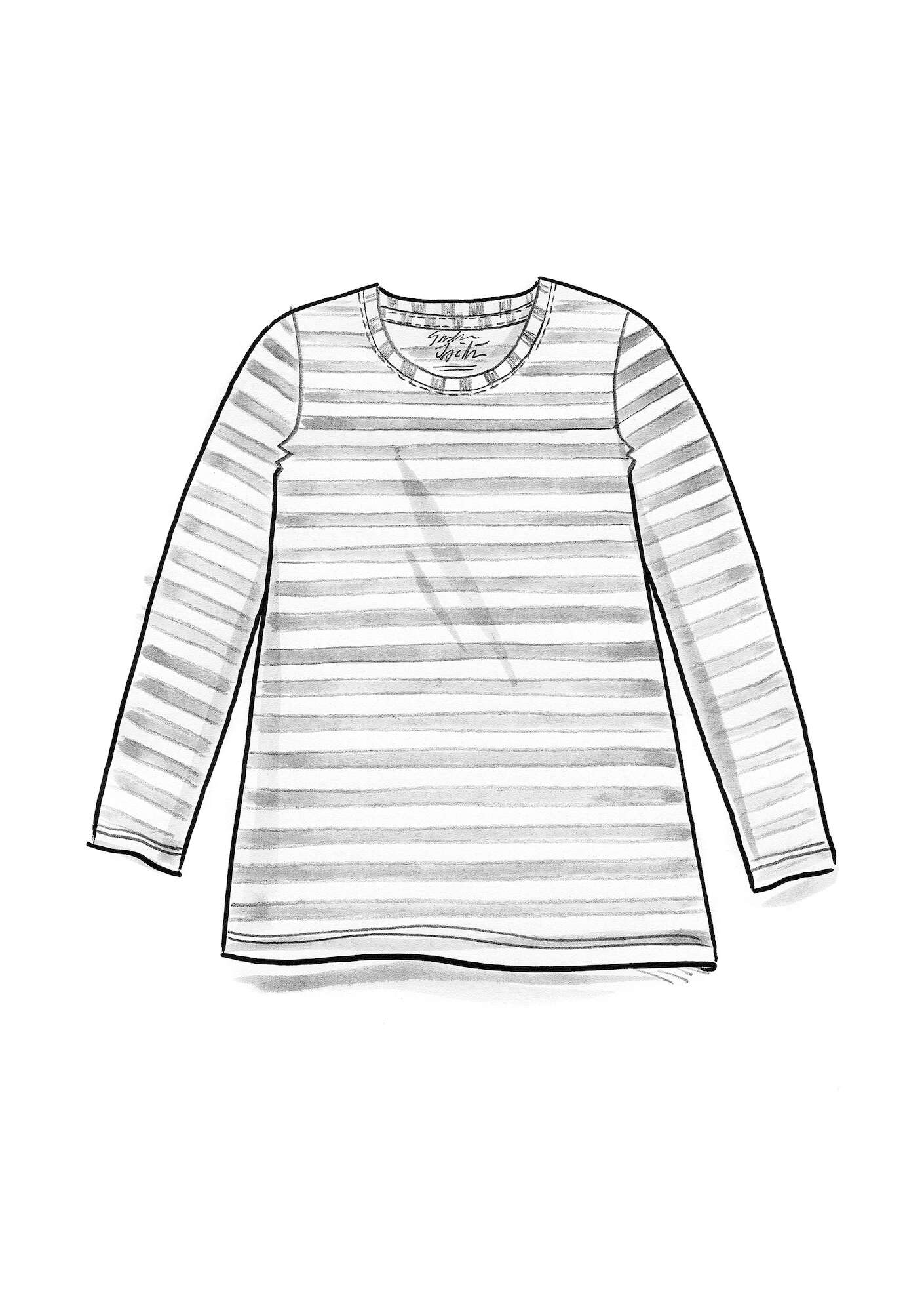Organic cottonÖstriped essential sweater