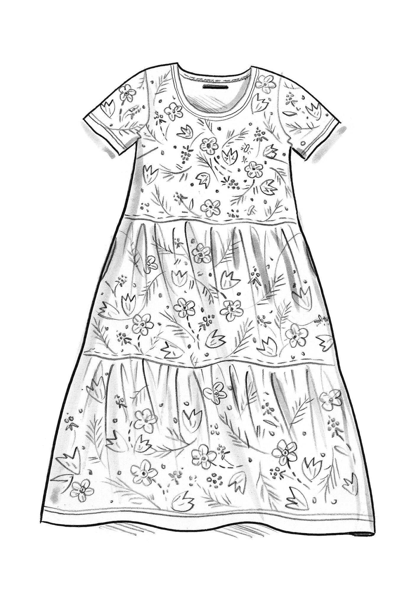 "Myren" modal jersey dress