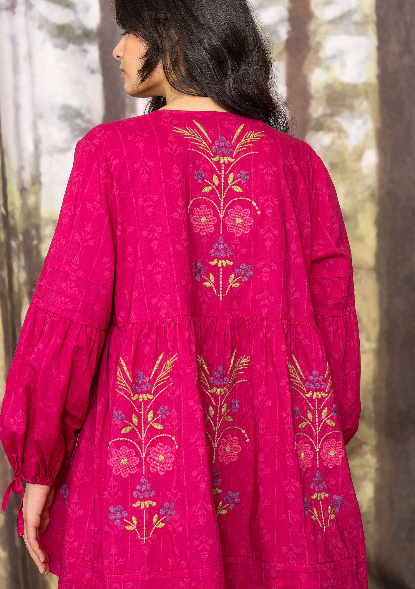 "Hjortron" woven organic cotton tunic