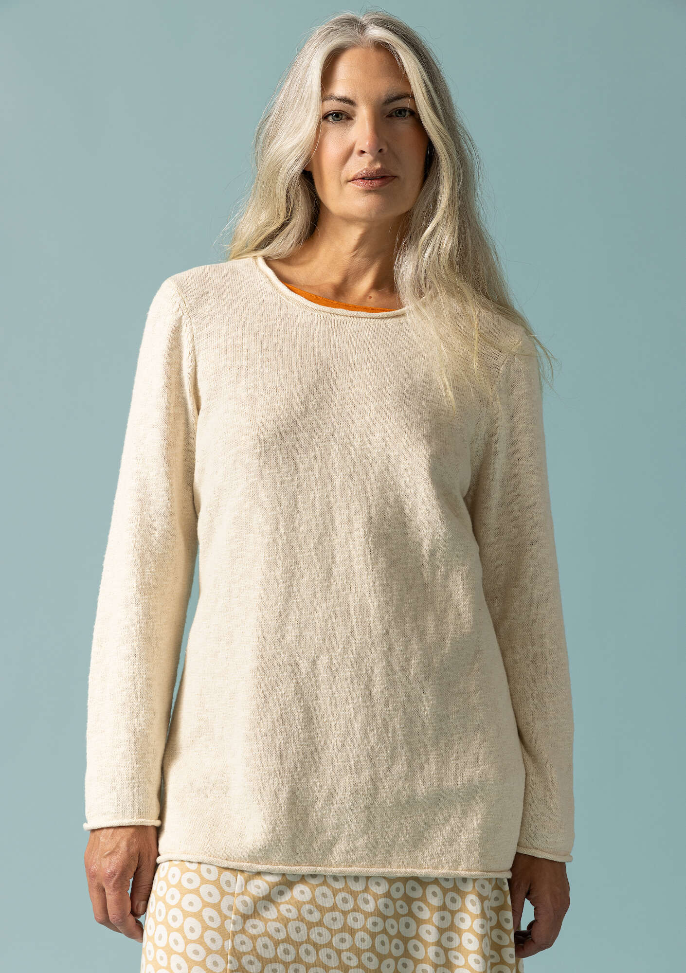 "Abby" favourite sweater in organic/recycled cotton