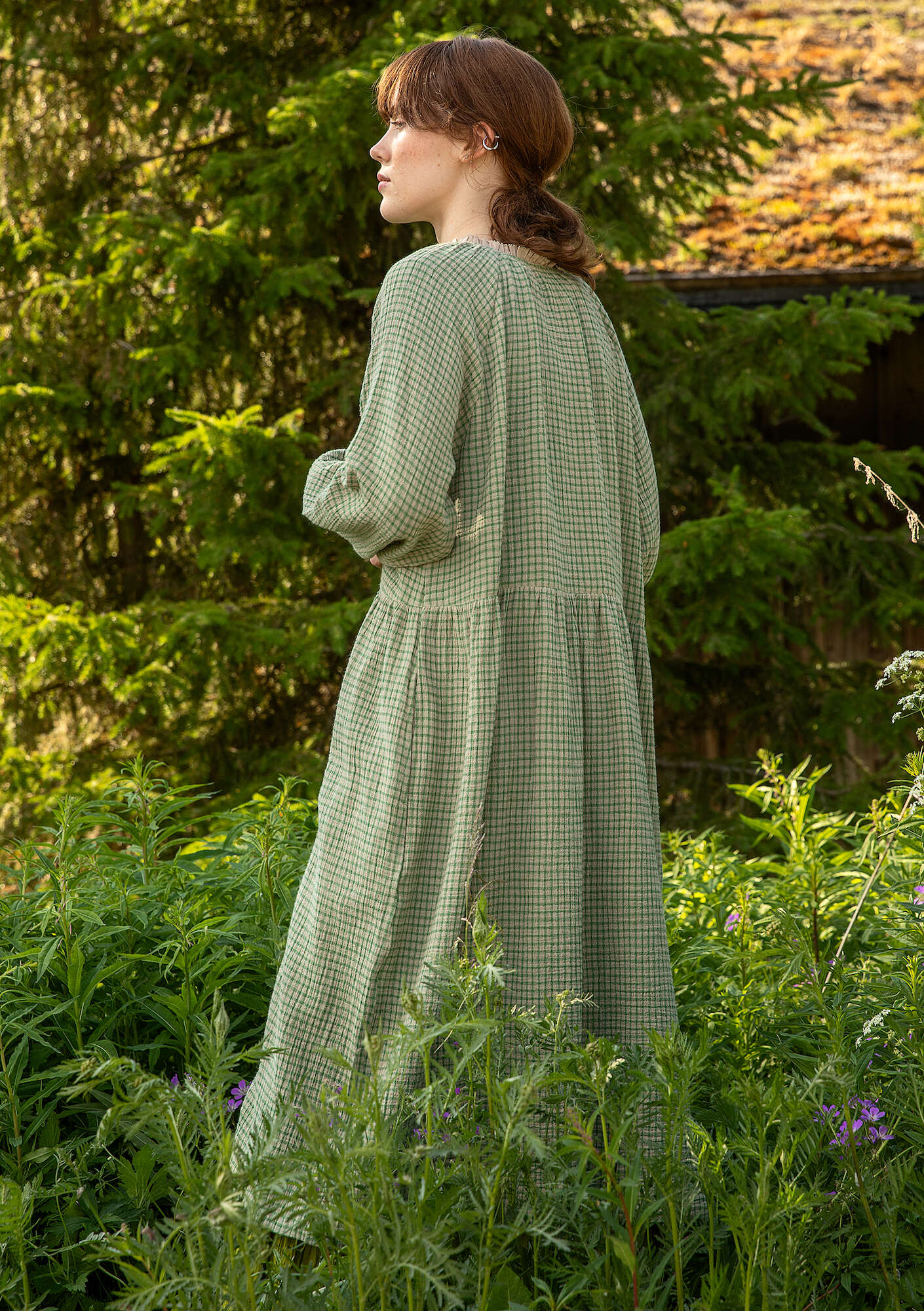 "Ottilia" woven organic cotton dress