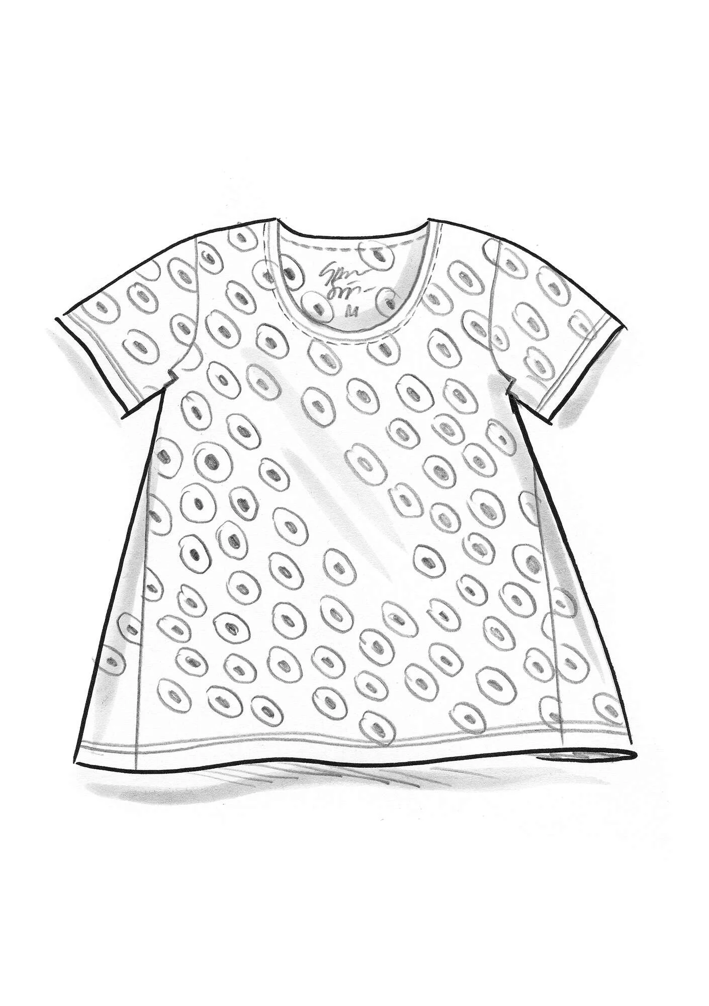 "Billie" organic cotton/modal short-sleeve top
