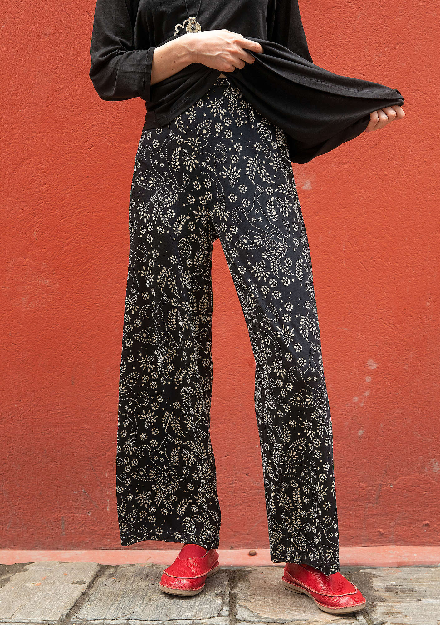 "Pegasus" modal jersey trousers