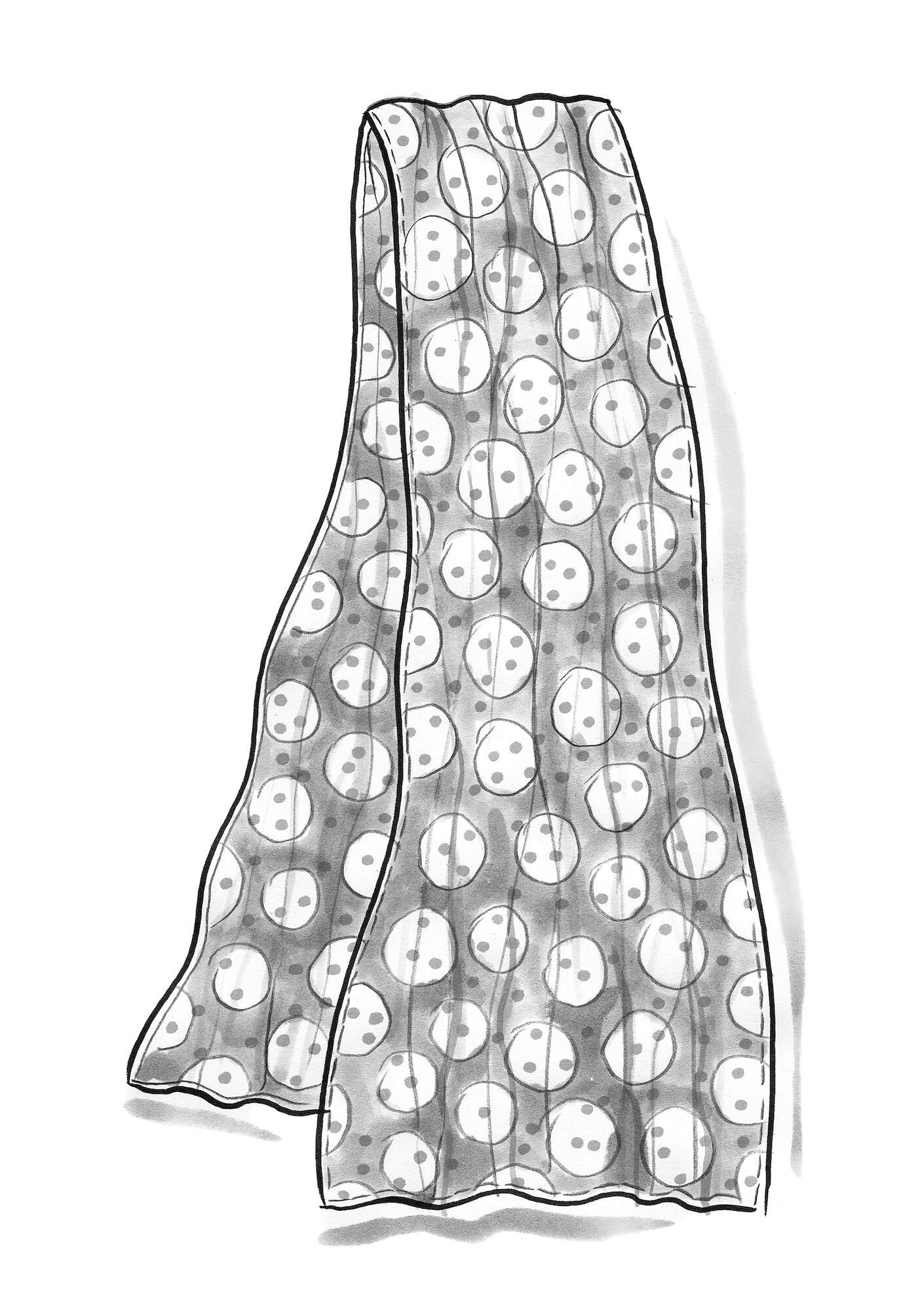 "Jasmine" organic cotton shawl