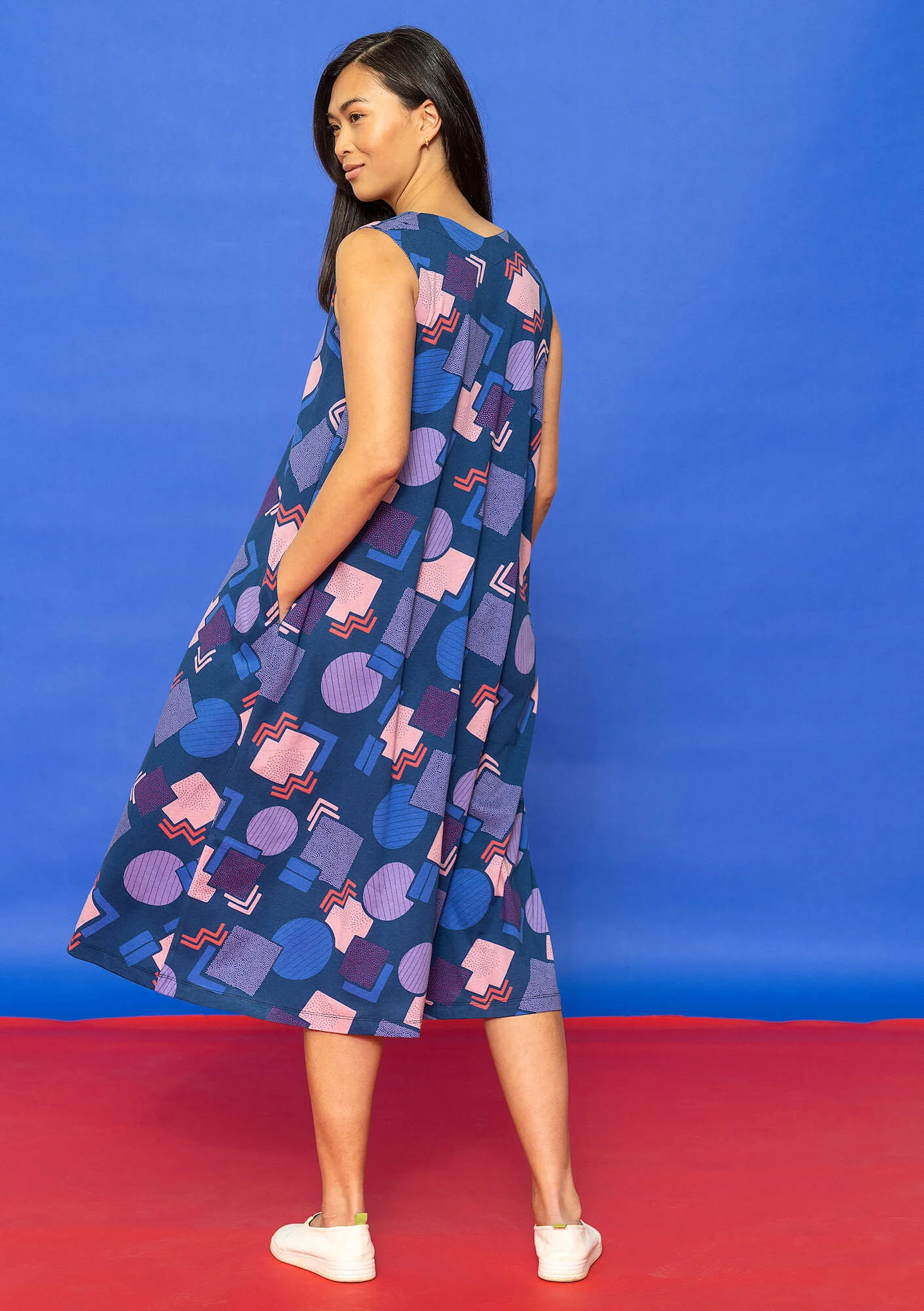 "Kompass" organic cotton jersey dress