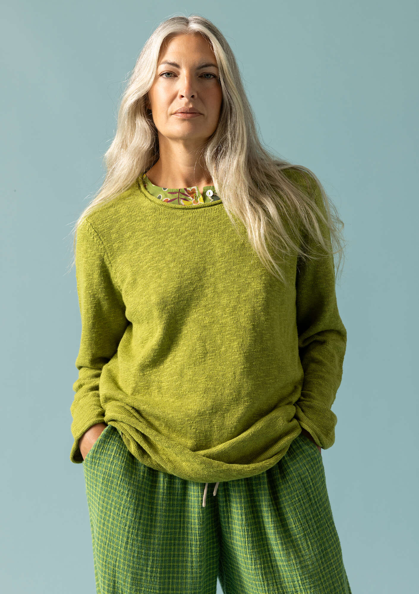 "Abby" favourite sweater in organic/recycled cotton