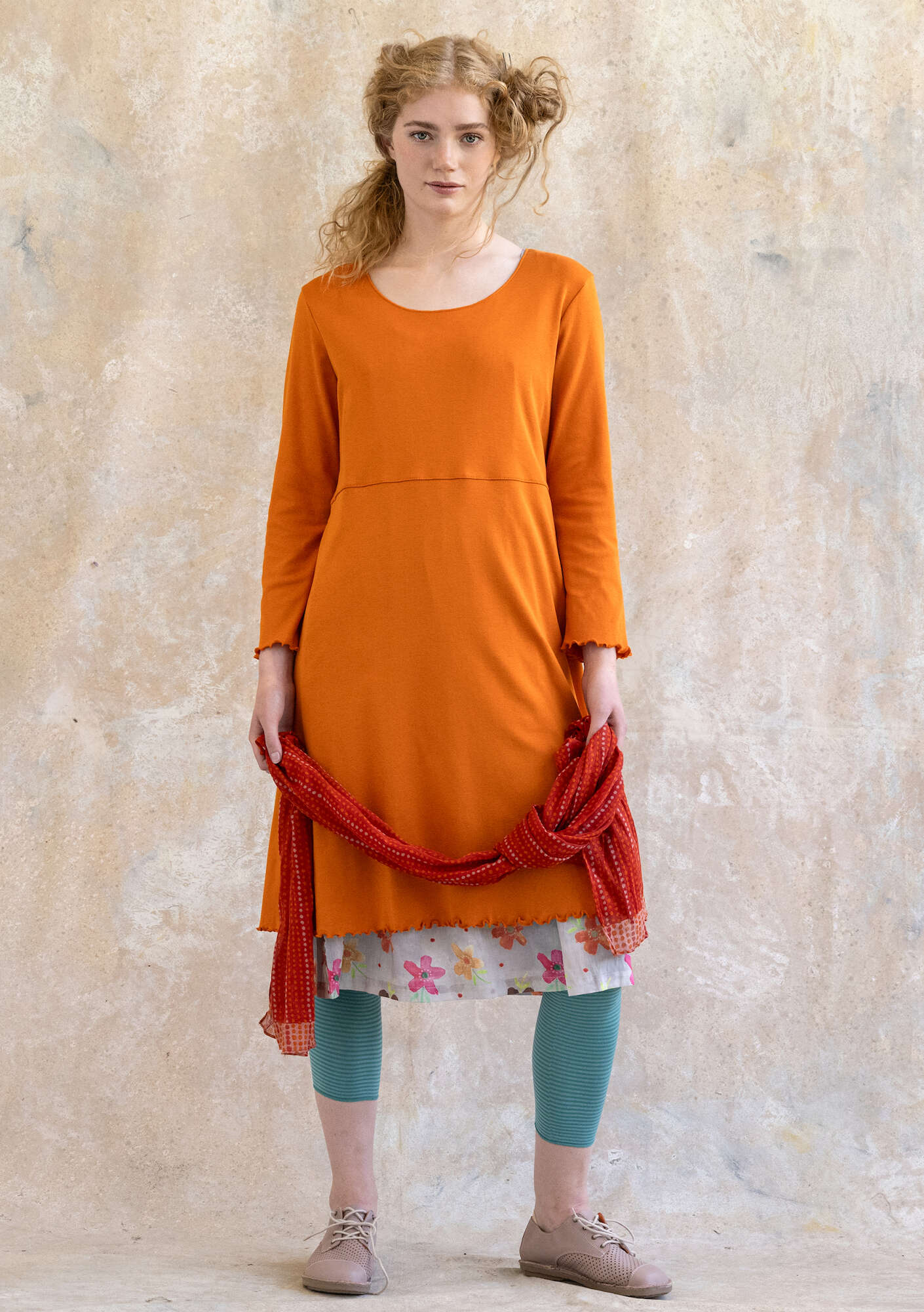 Organic cotton jersey dress