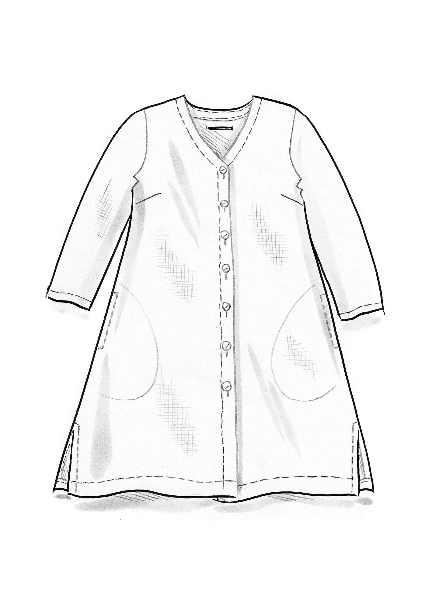 Woven linen blouse