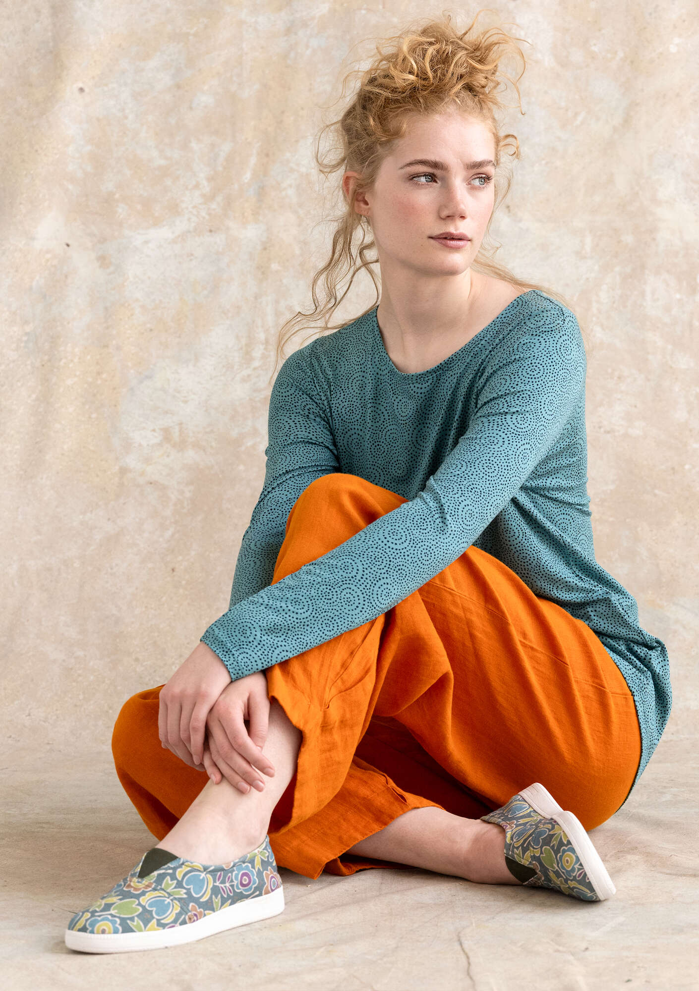"Ada" lyocell/elÖstane jersey top