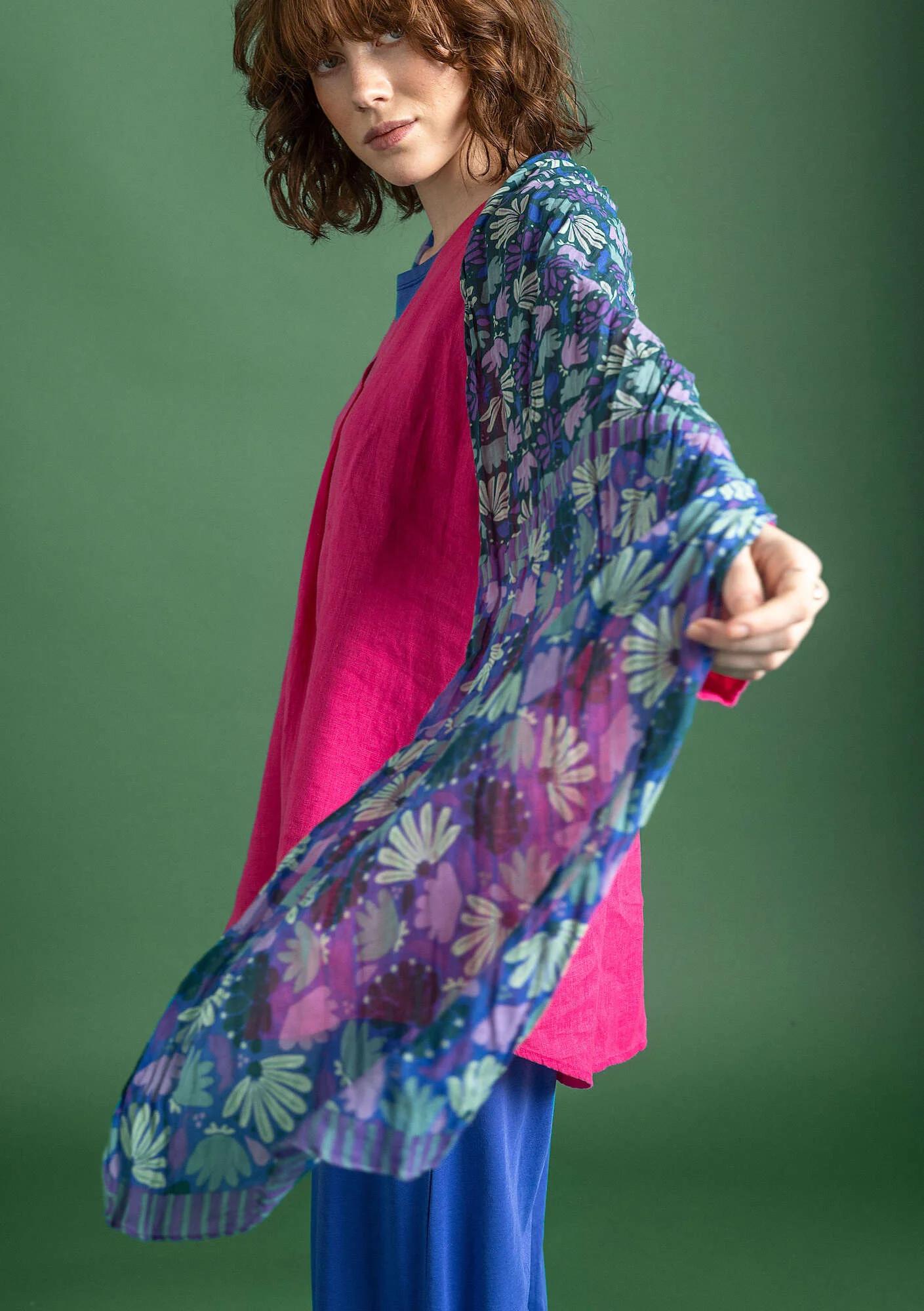 "Jasmine" organic cotton shawl