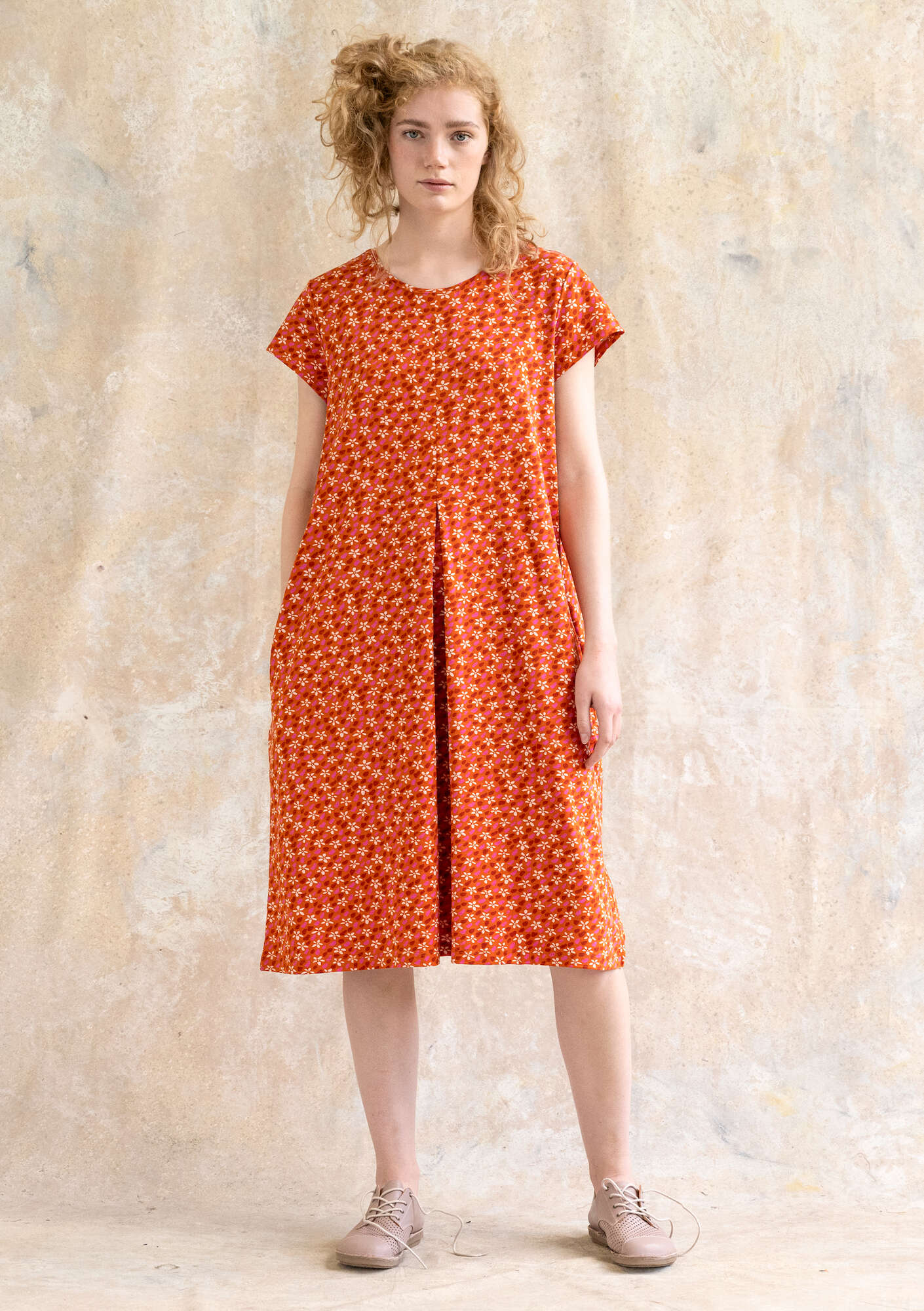 "Jane" organic cotton/elÖstane jersey dress