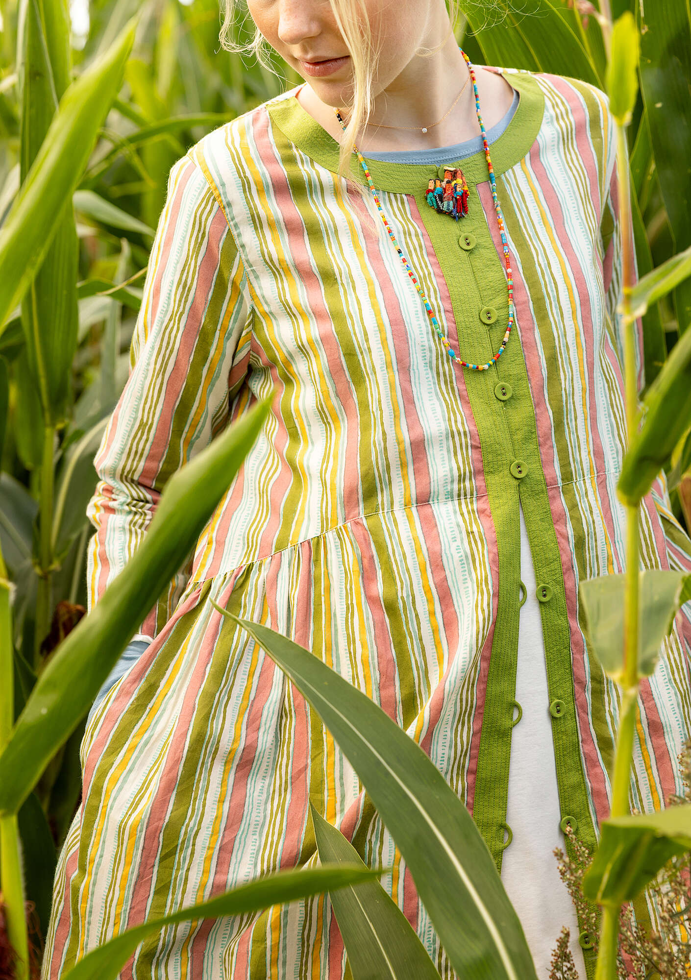 "Furilden" woven organic cotton dress