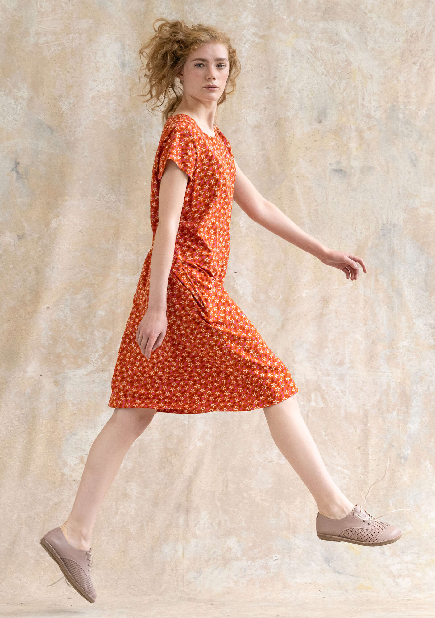 "Jane" organic cotton/elÖstane jersey dress