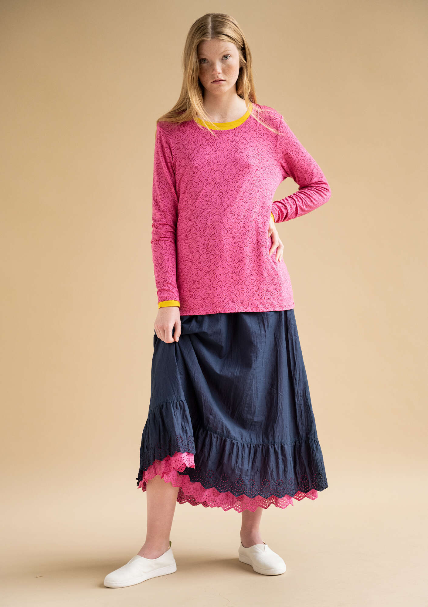 "Ada" lyocell/elÖstane jersey top
