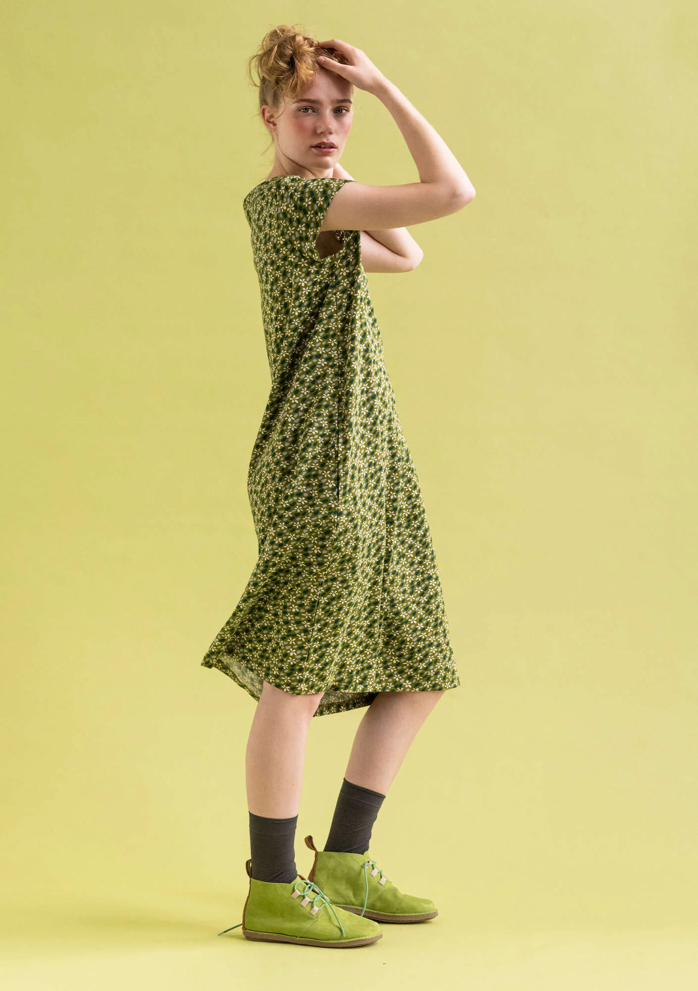 "Jane" organic cotton/elÖstane jersey dress