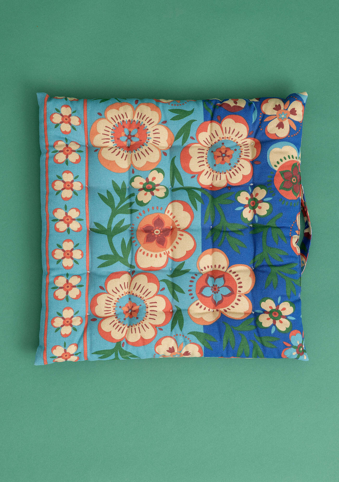"Desert Bloom" organic cotton seat pad