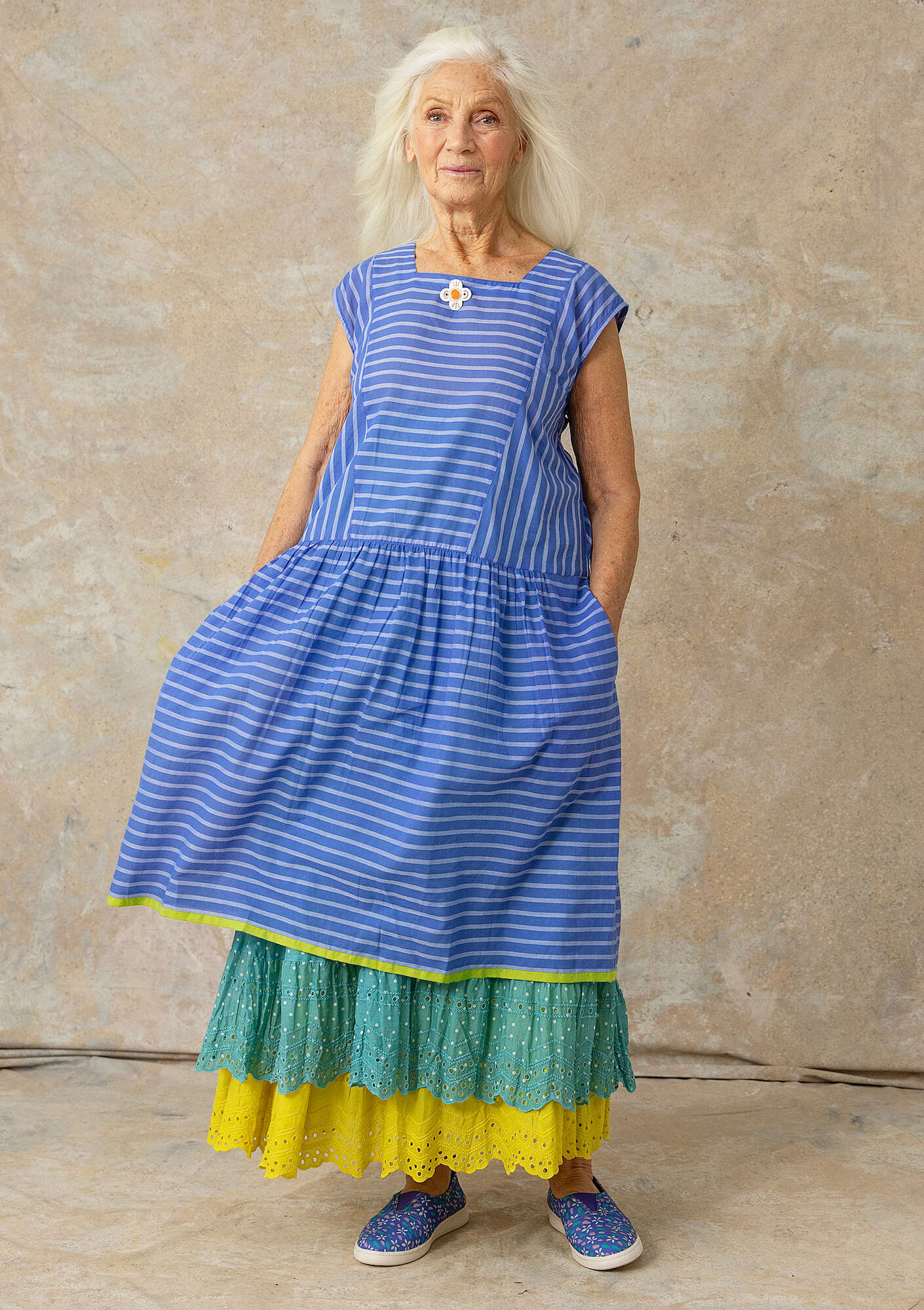 "Nord" woven organic cotton dress