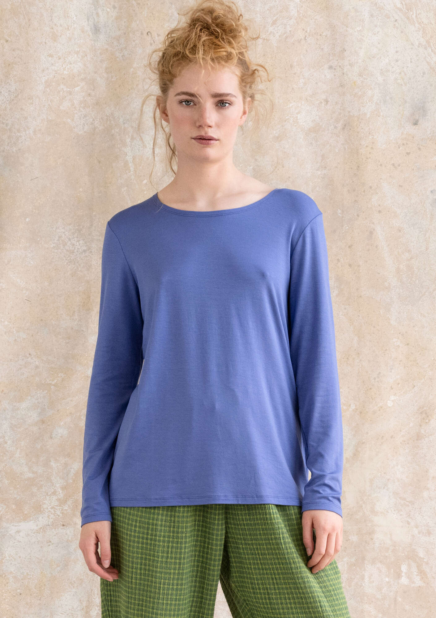 "Ada" lyocell/elÖstane jersey top