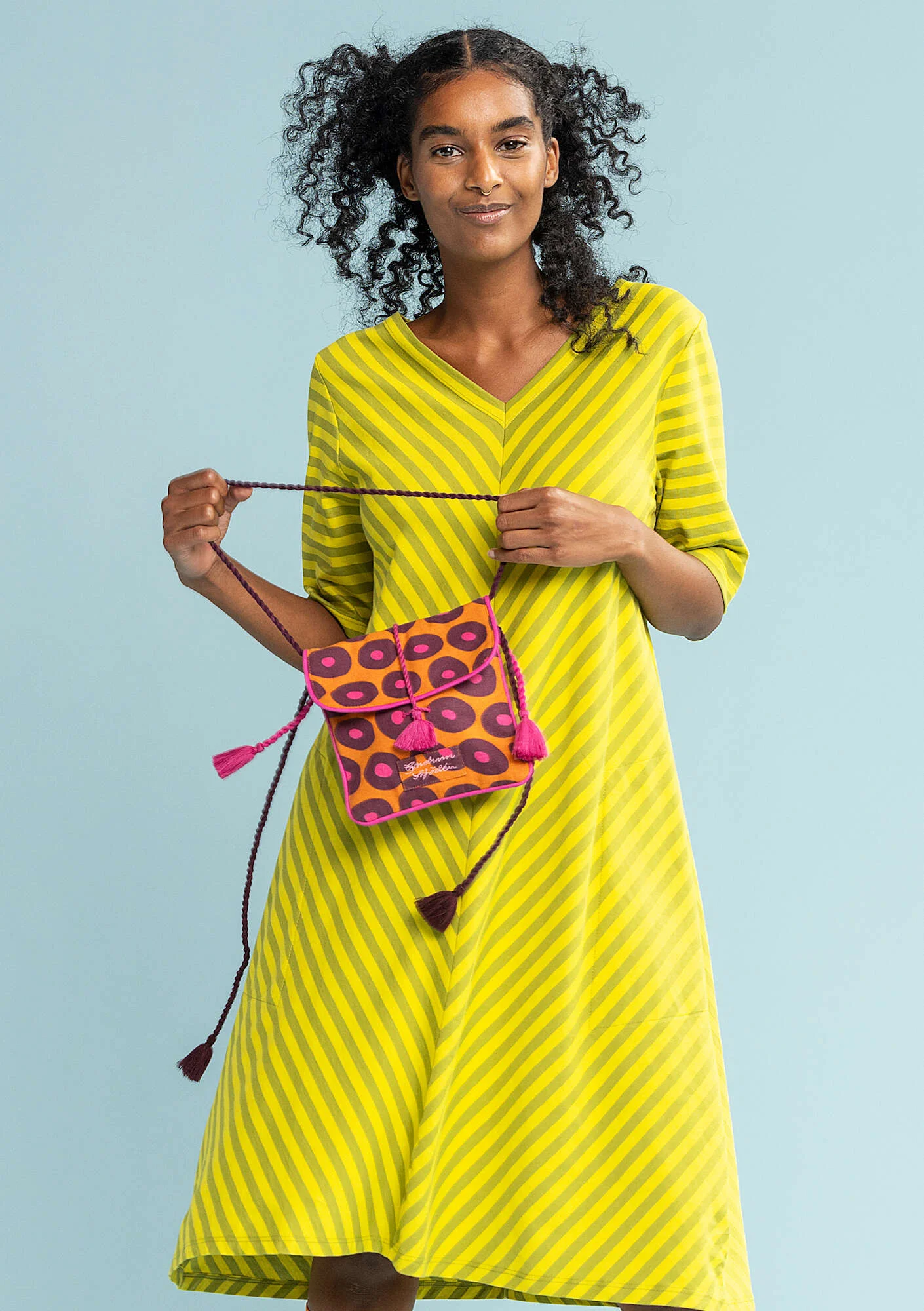 "Billie" organic cotton shoulder bag