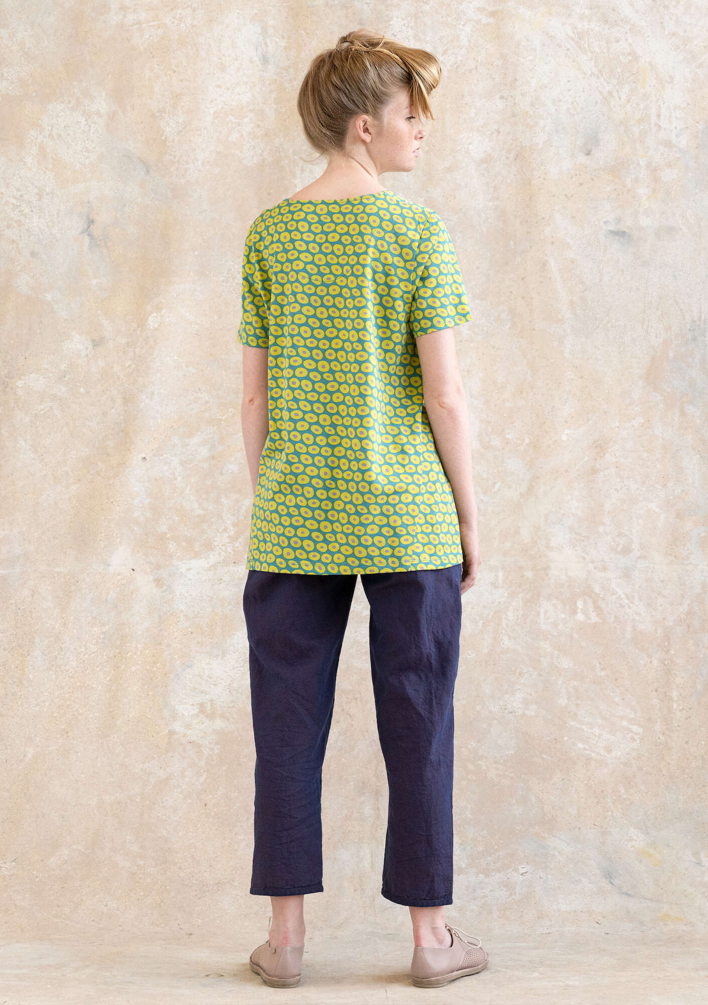 "Billie" organic cotton/modal short-sleeve top