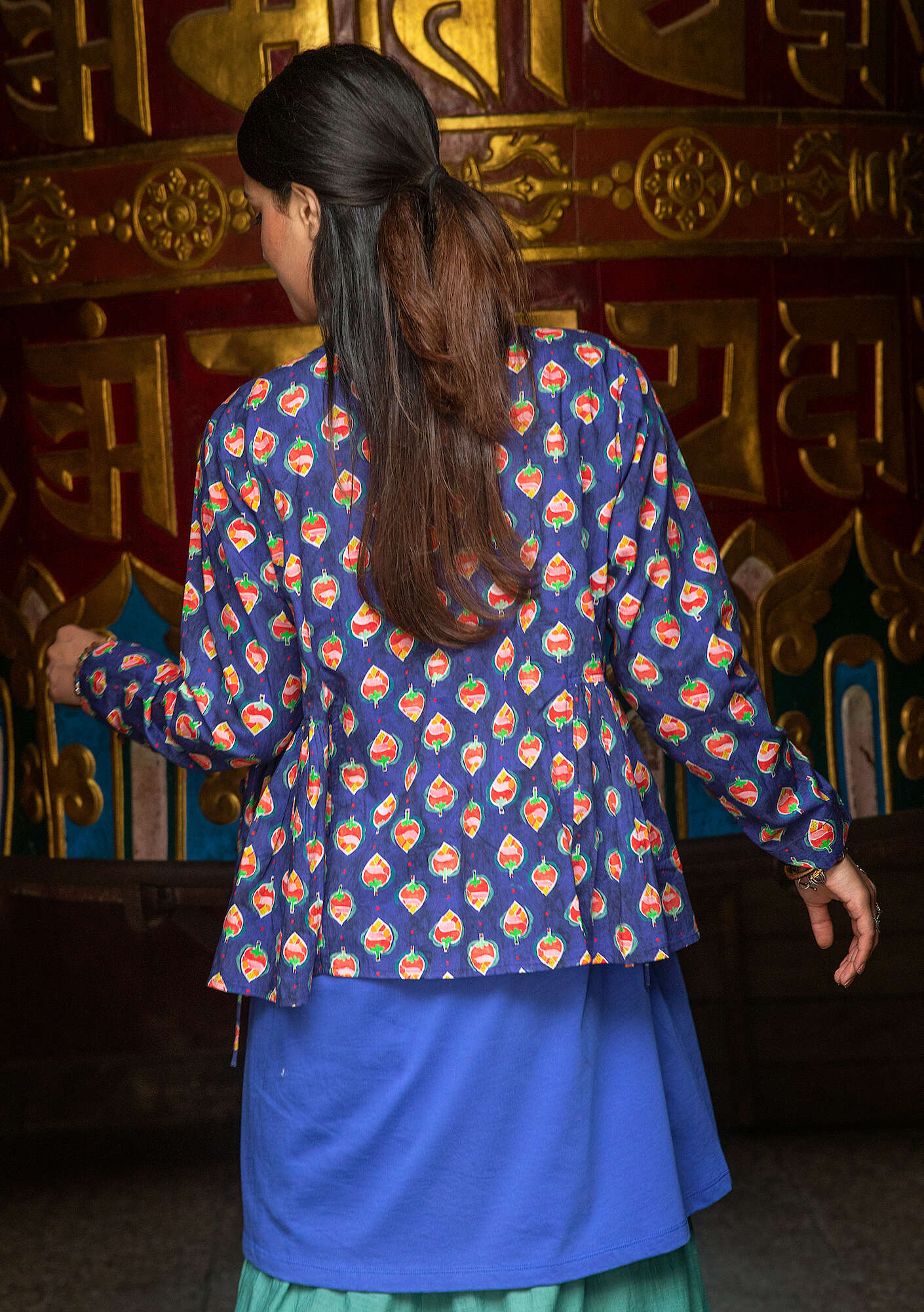 "Himalaya" organic cotton blouse