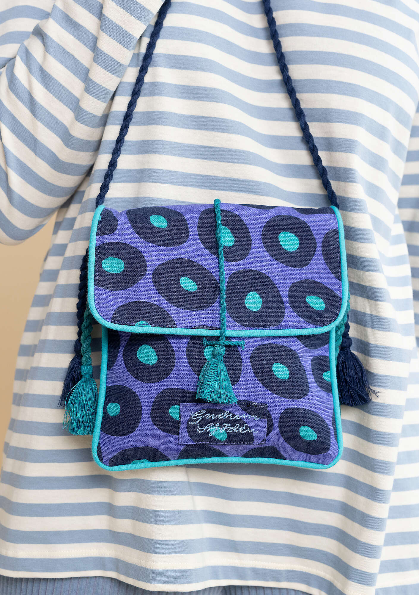 "Billie" organic cotton shoulder bag