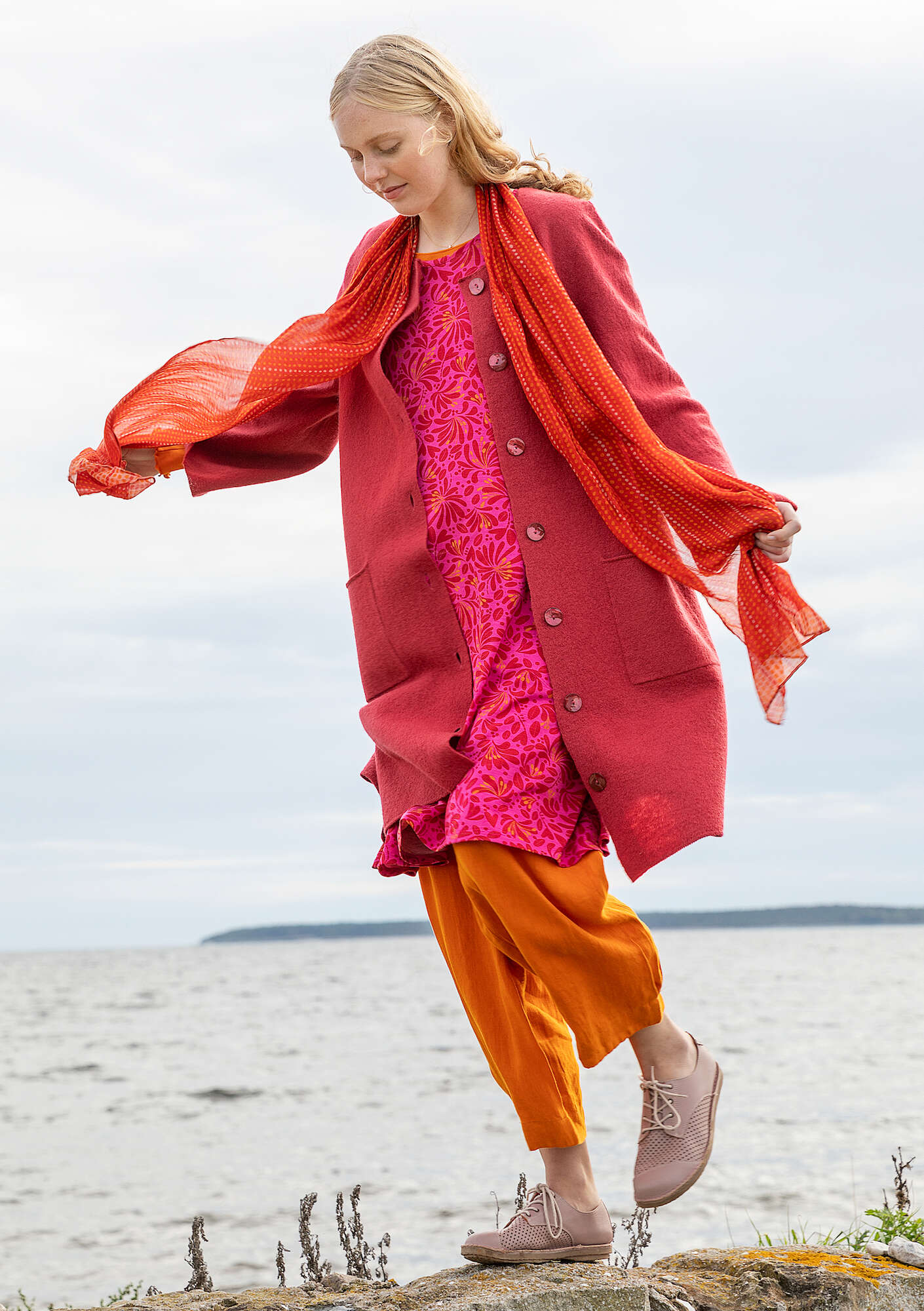 ÖStrandäng" lyocell/elÖstane jersey dress