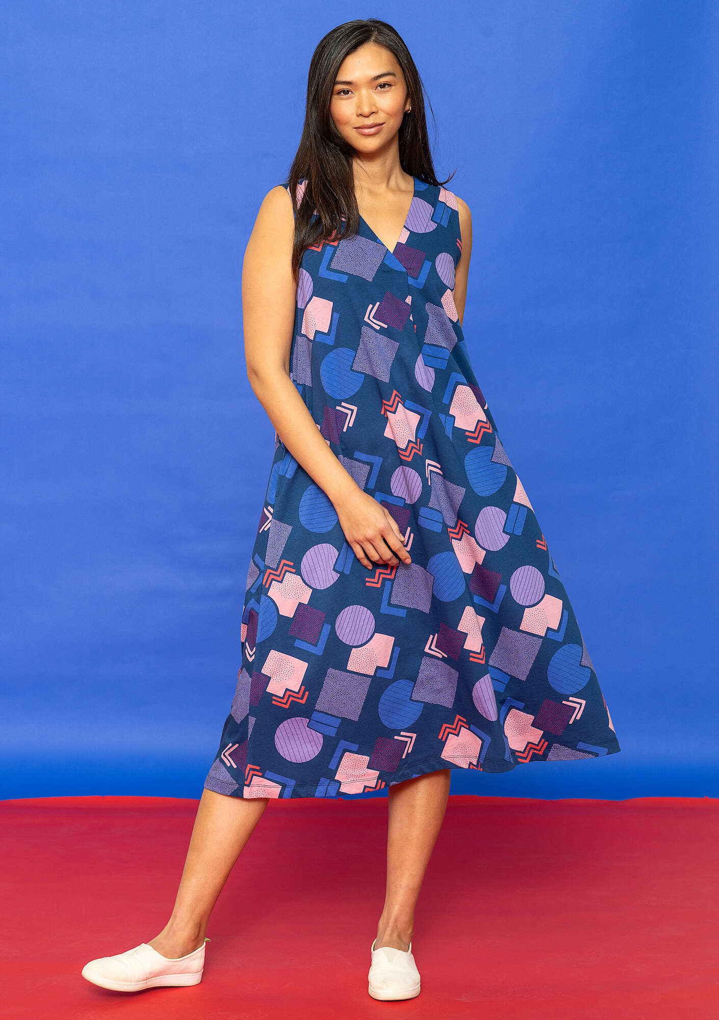 "Kompass" organic cotton jersey dress