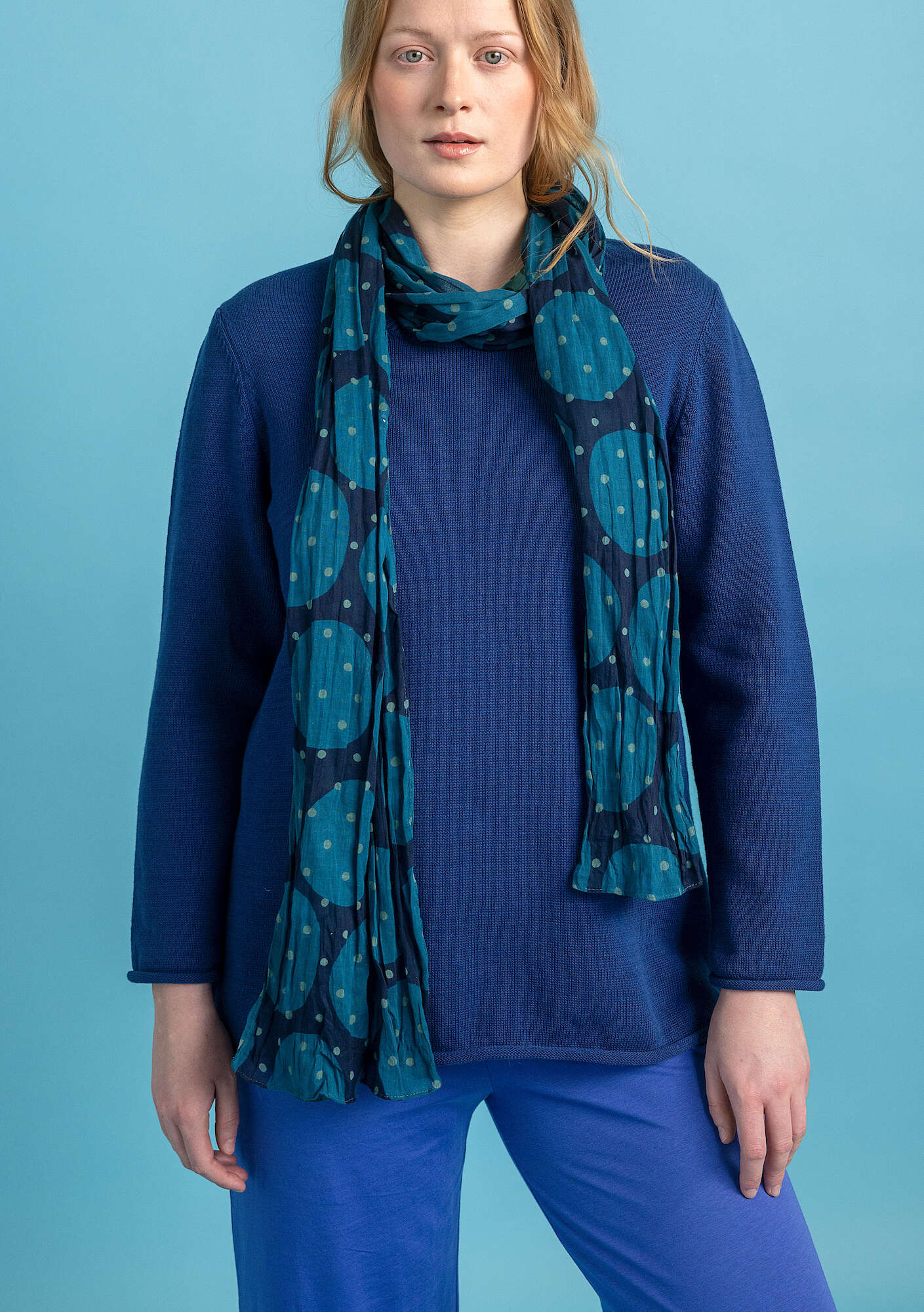 "Jasmine" organic cotton shawl