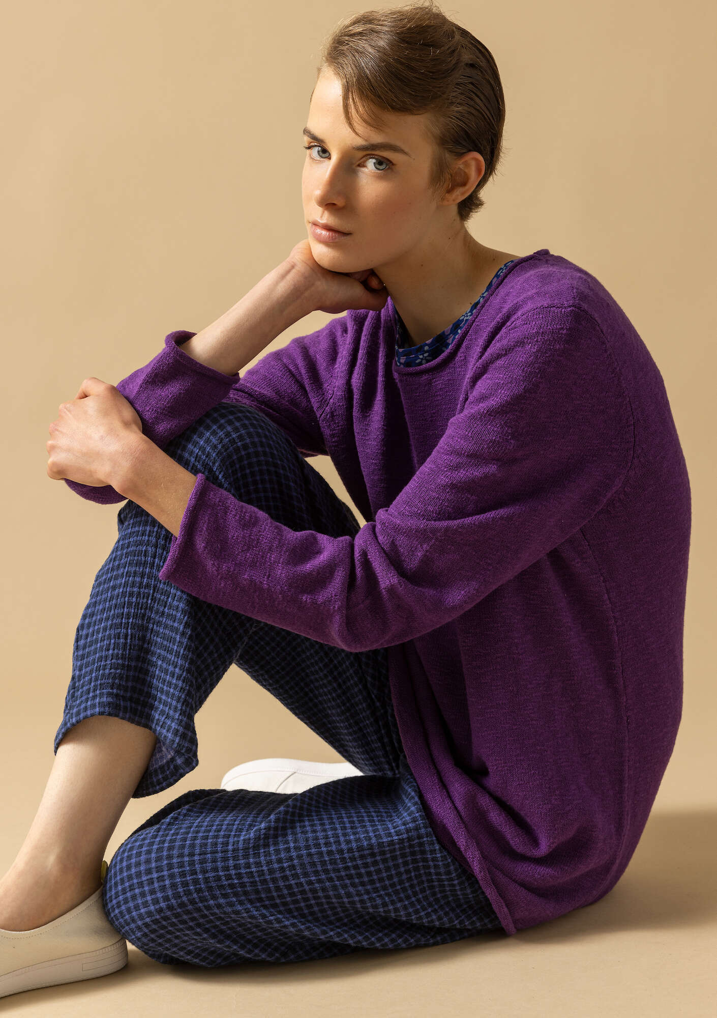 "Abby" favourite sweater in organic/recycled cotton