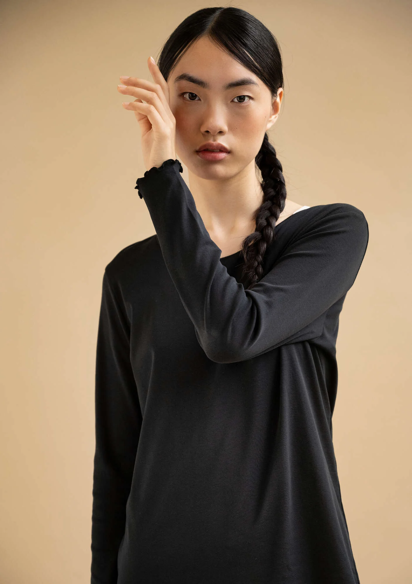Organic cotton jersey top