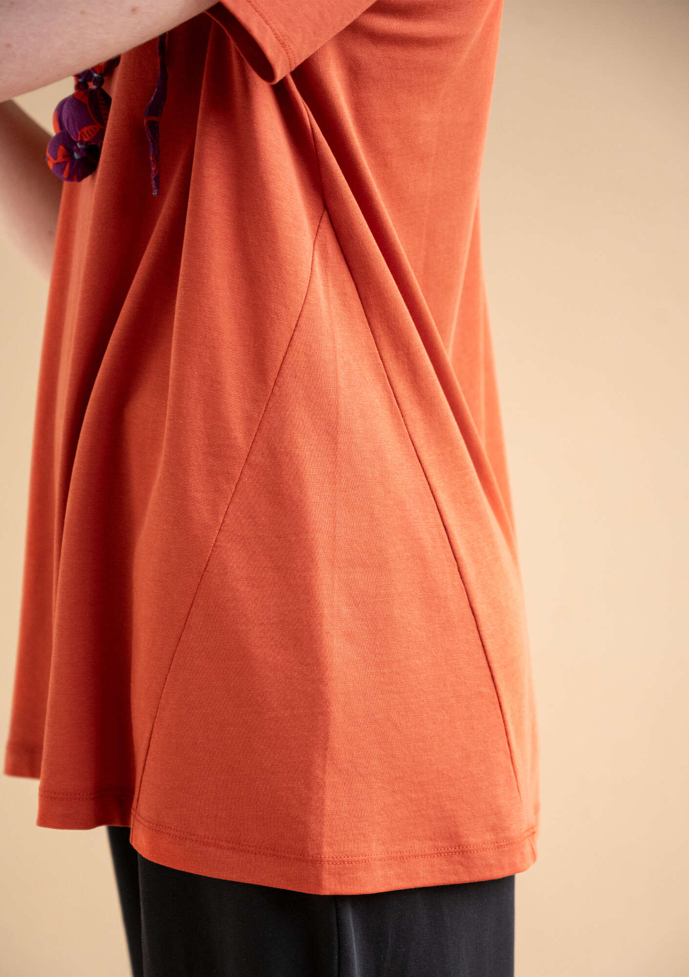 "Billie" organic cotton/modal short-sleeve top