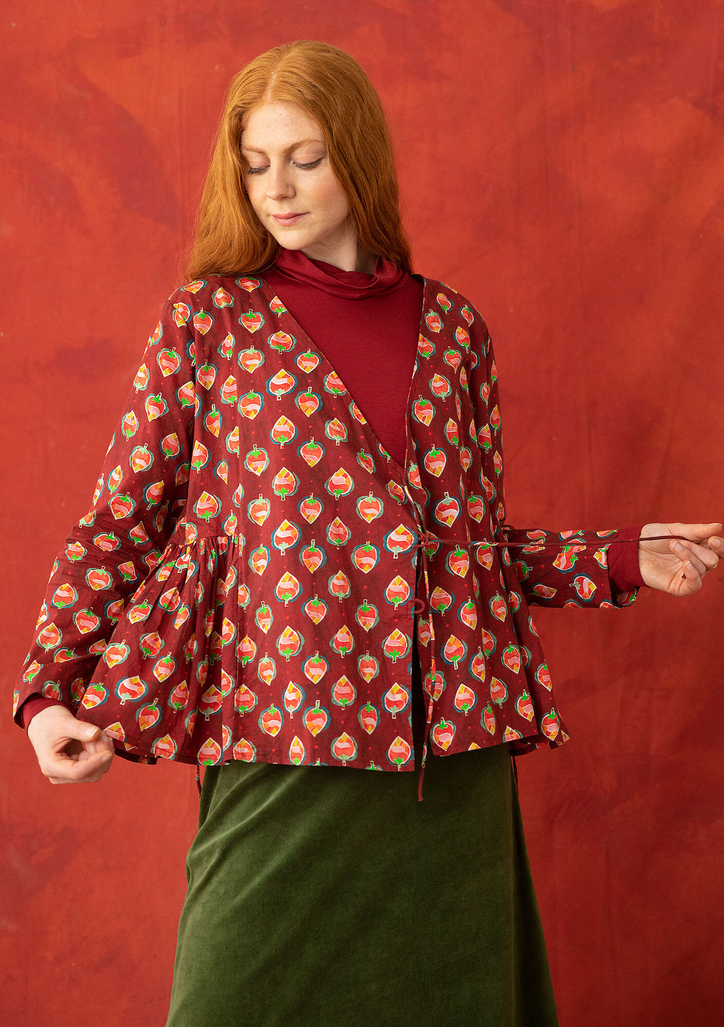 "Himalaya" organic cotton blouse