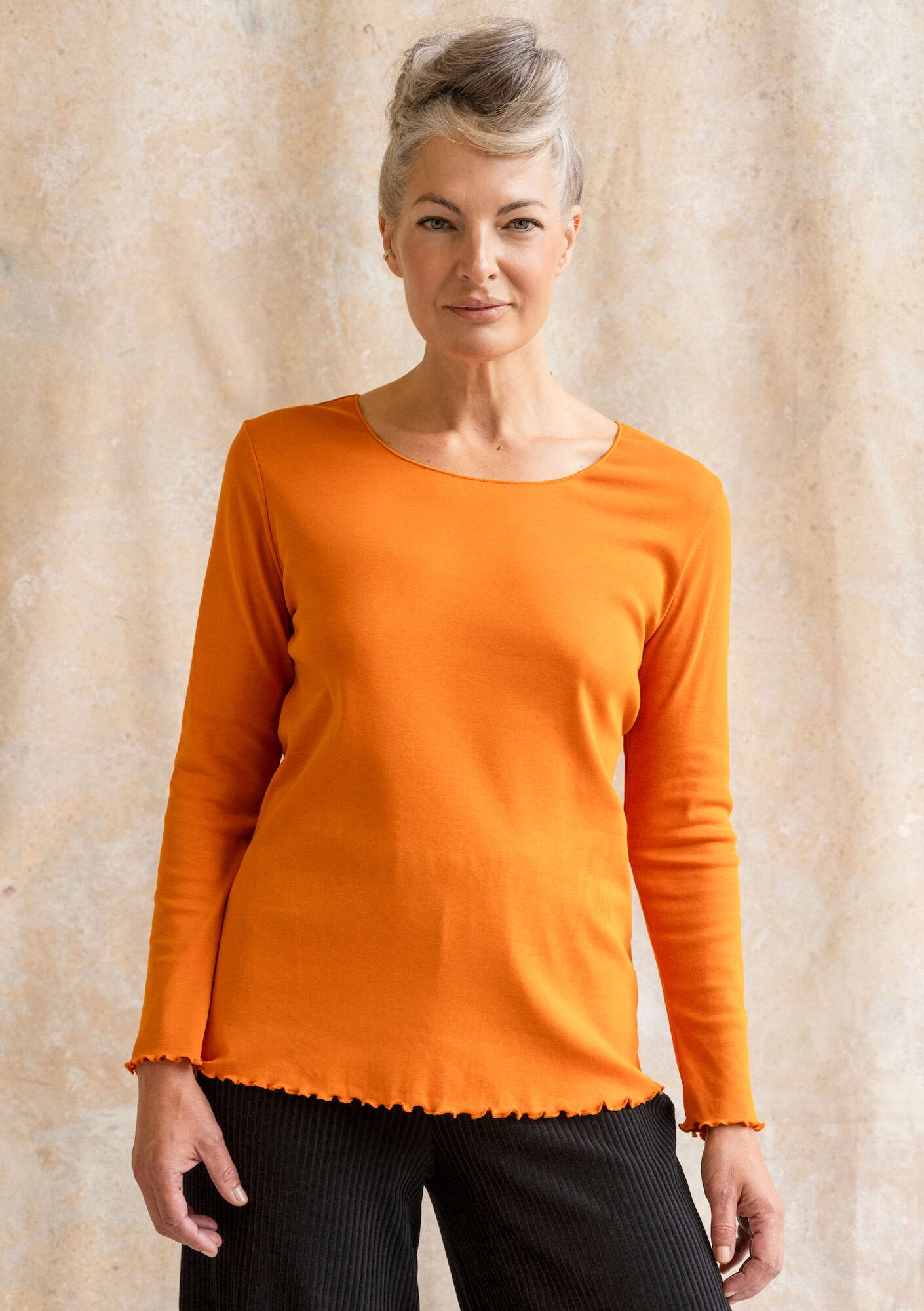 Organic cotton jersey top