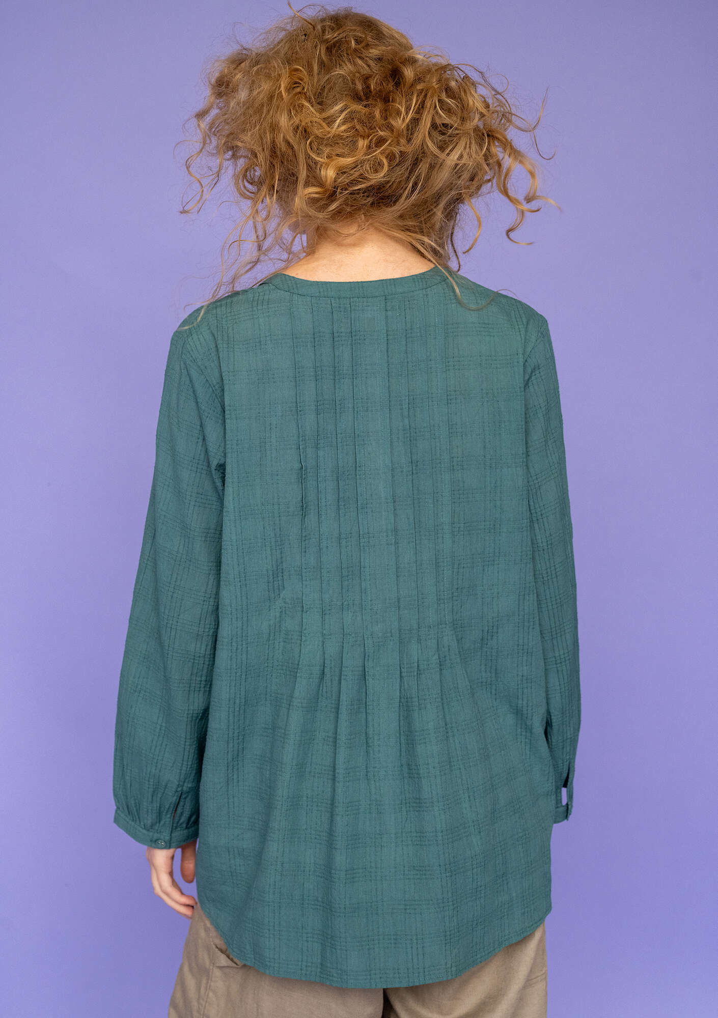 "Garden" organic cotton blouse