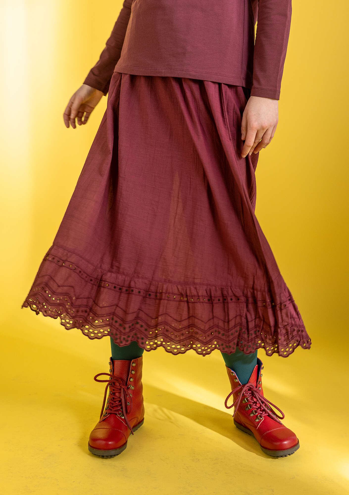 "Luna" woven organic cotton underskirt