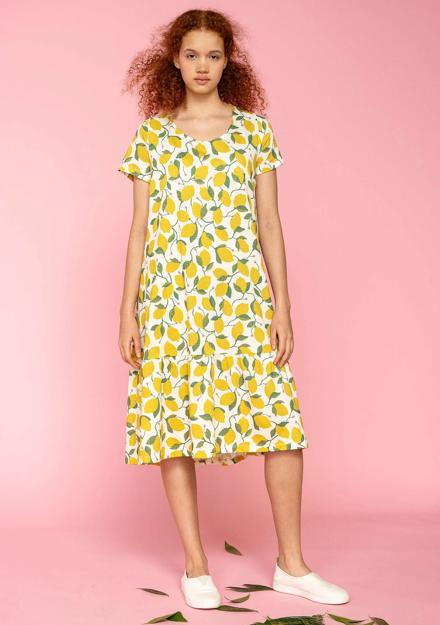 "Luisa" organic cotton jersey dress