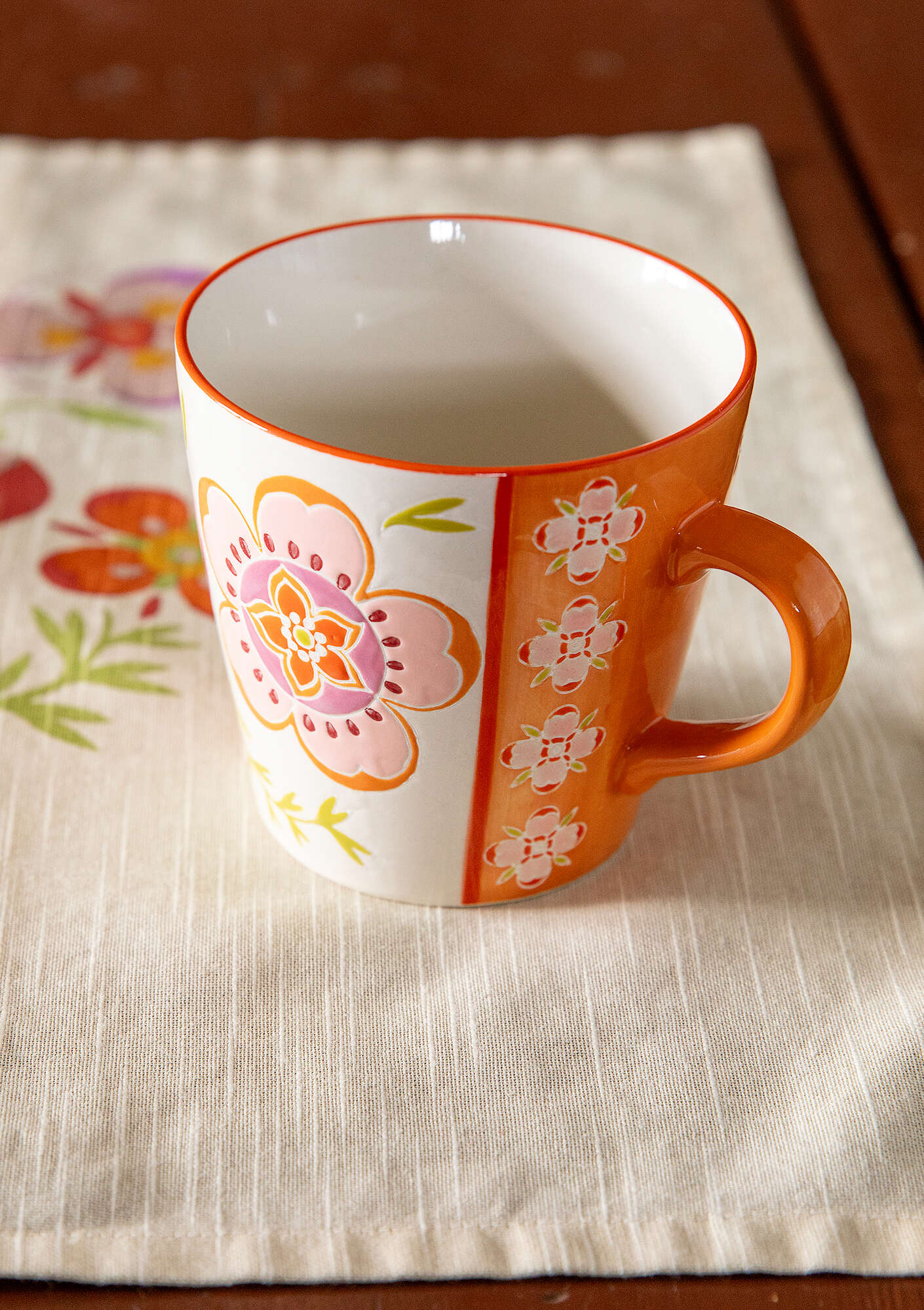 "Petals" ceramic mug