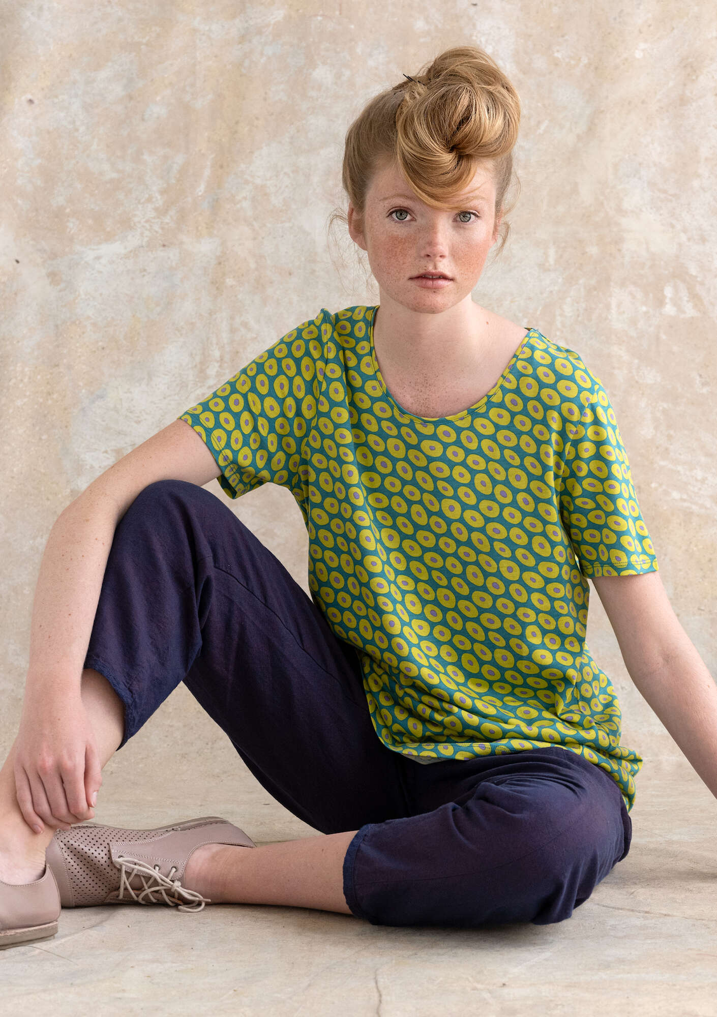 "Billie" organic cotton/modal short-sleeve top
