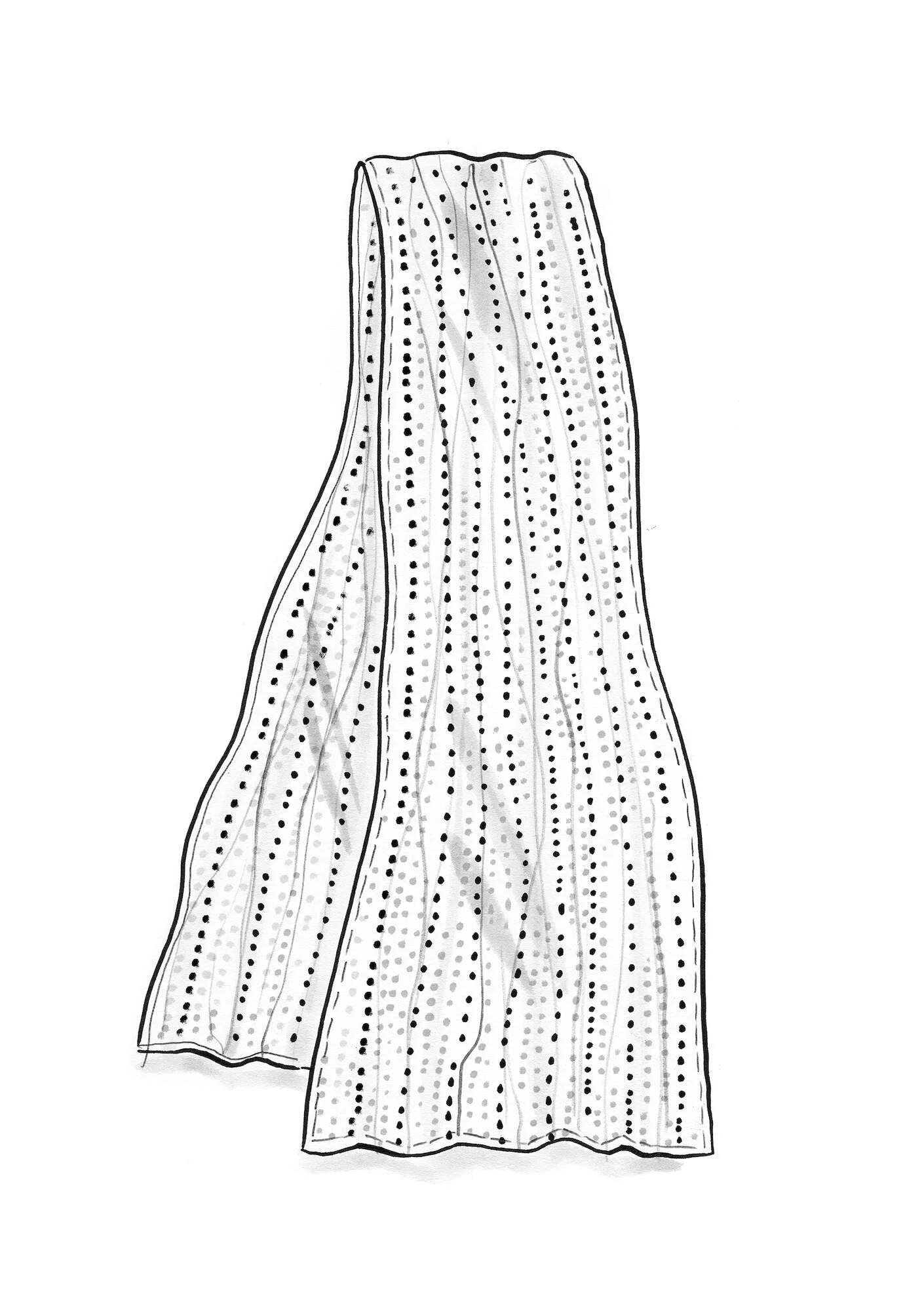 "Lillian" organic cotton shawl