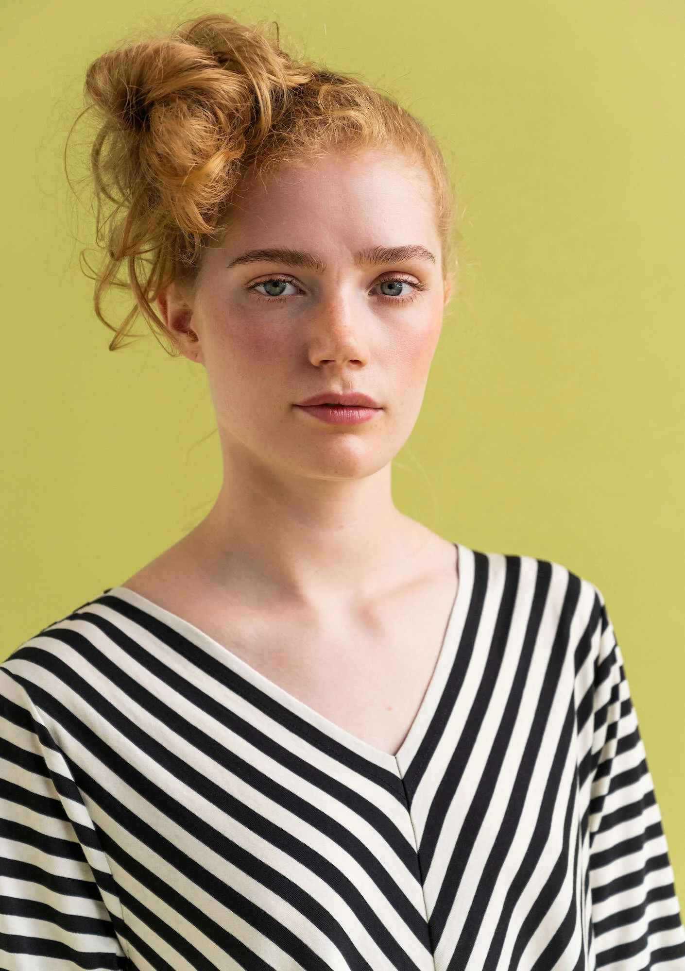EssentialÖstripe dress made of organic cotton