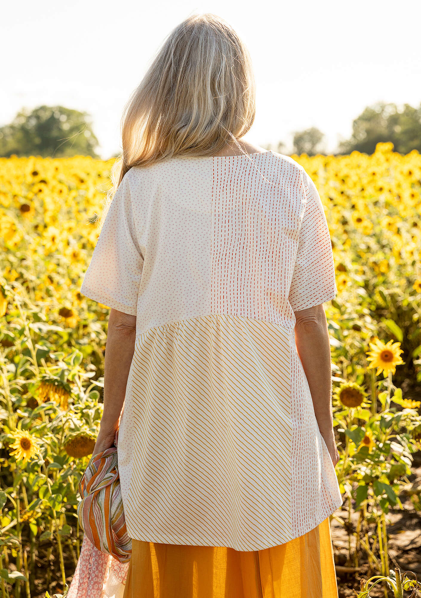 "Sigfride" organic cotton jersey tunic