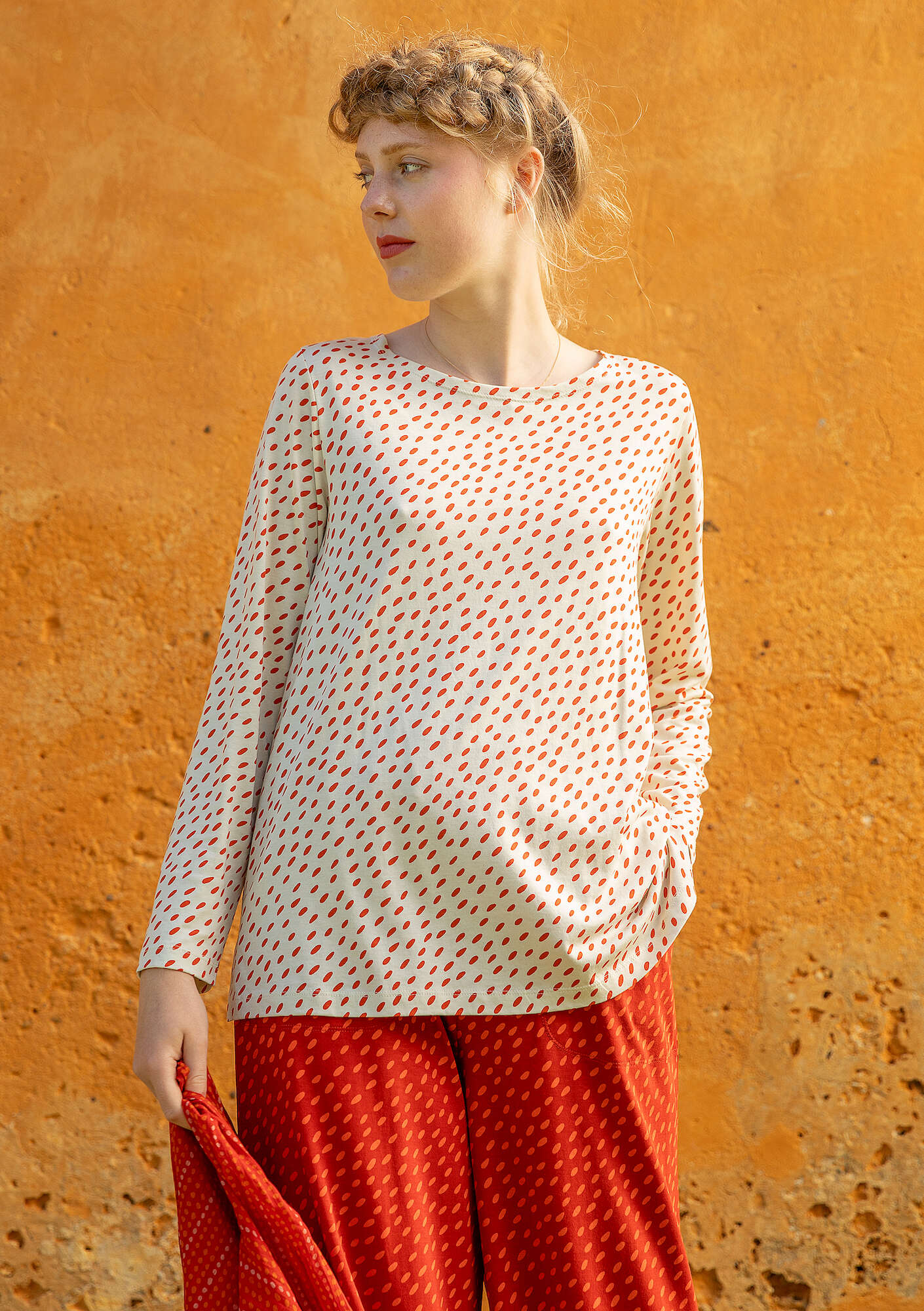 "Långvik" top in organic cotton/modal