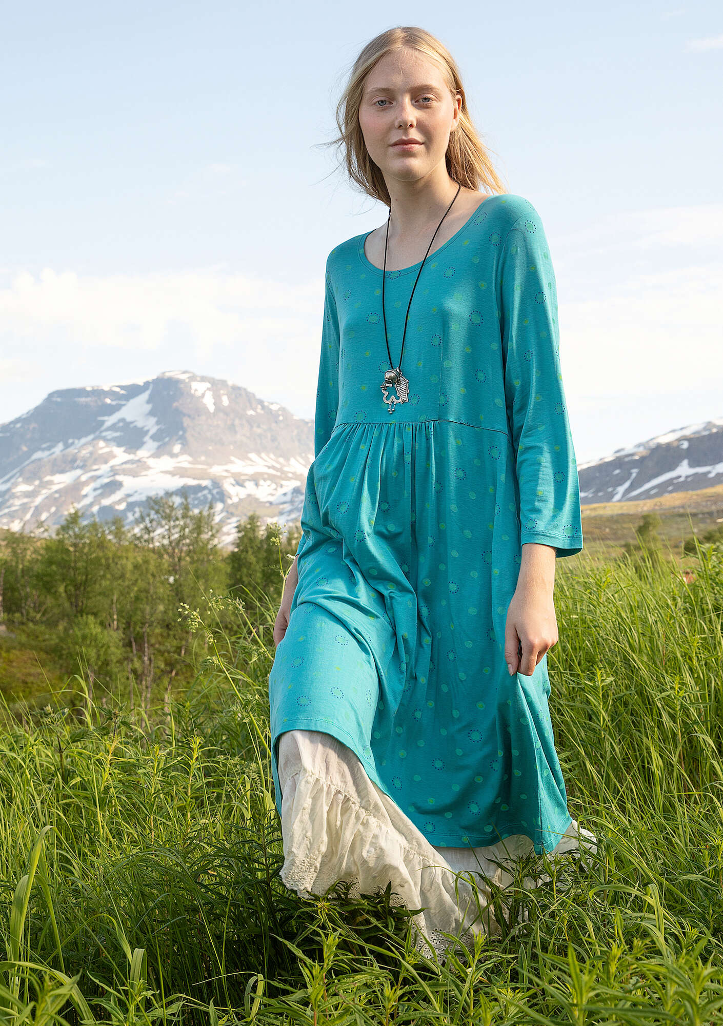 "Pencil" lyocell/elÖstane jersey dress