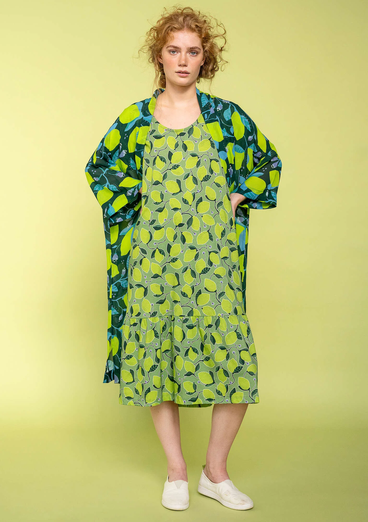 "Luisa" organic cotton jersey dress