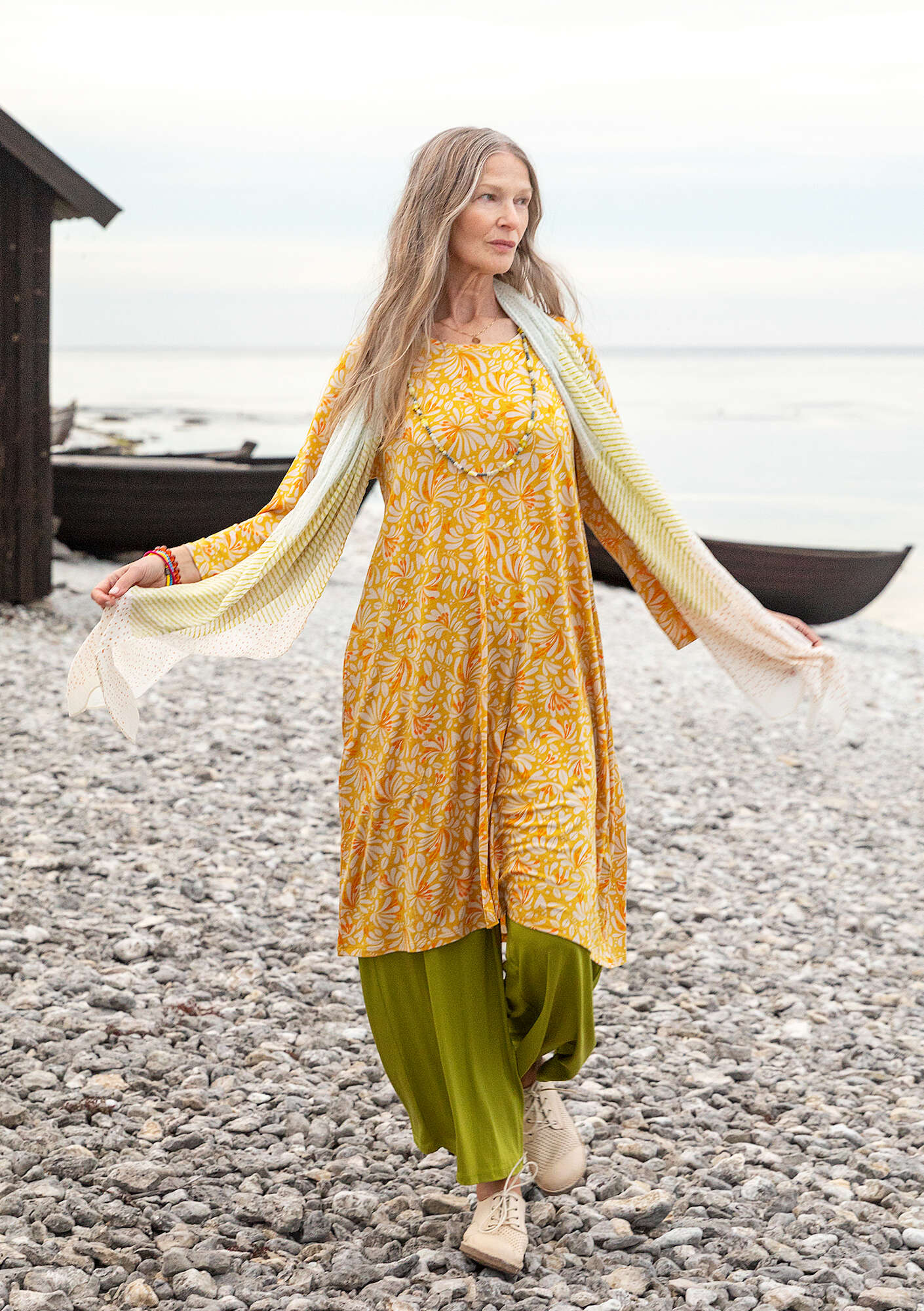 ÖStrandäng" lyocell/elÖstane jersey dress